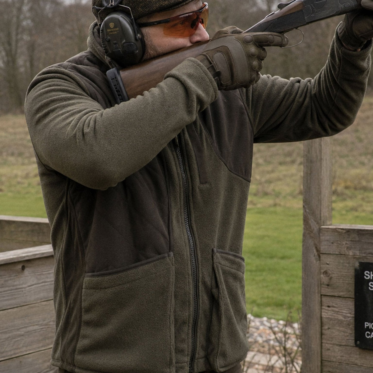 Deerhunter Gamekeeper waterproof shooting jacket in green