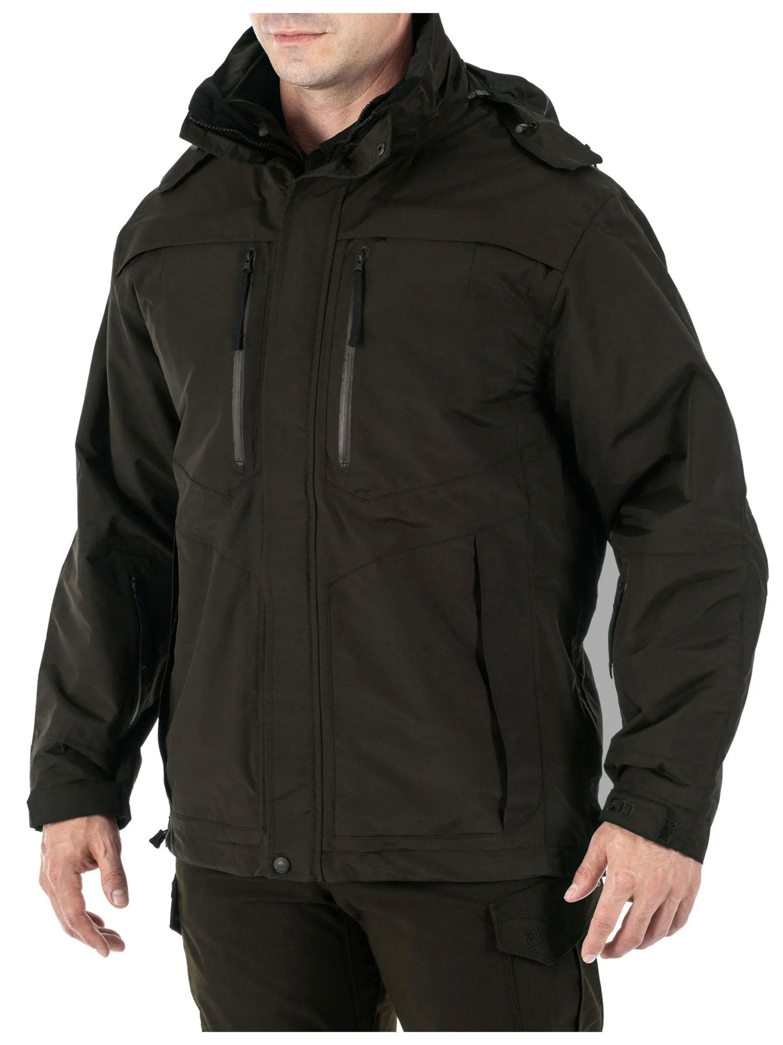 5.11 Tactical - Bristol Parka Jacket 2.0 - 10K / 6K waterproof & breathable Seam Sealed coat - BBP 100% Nylon