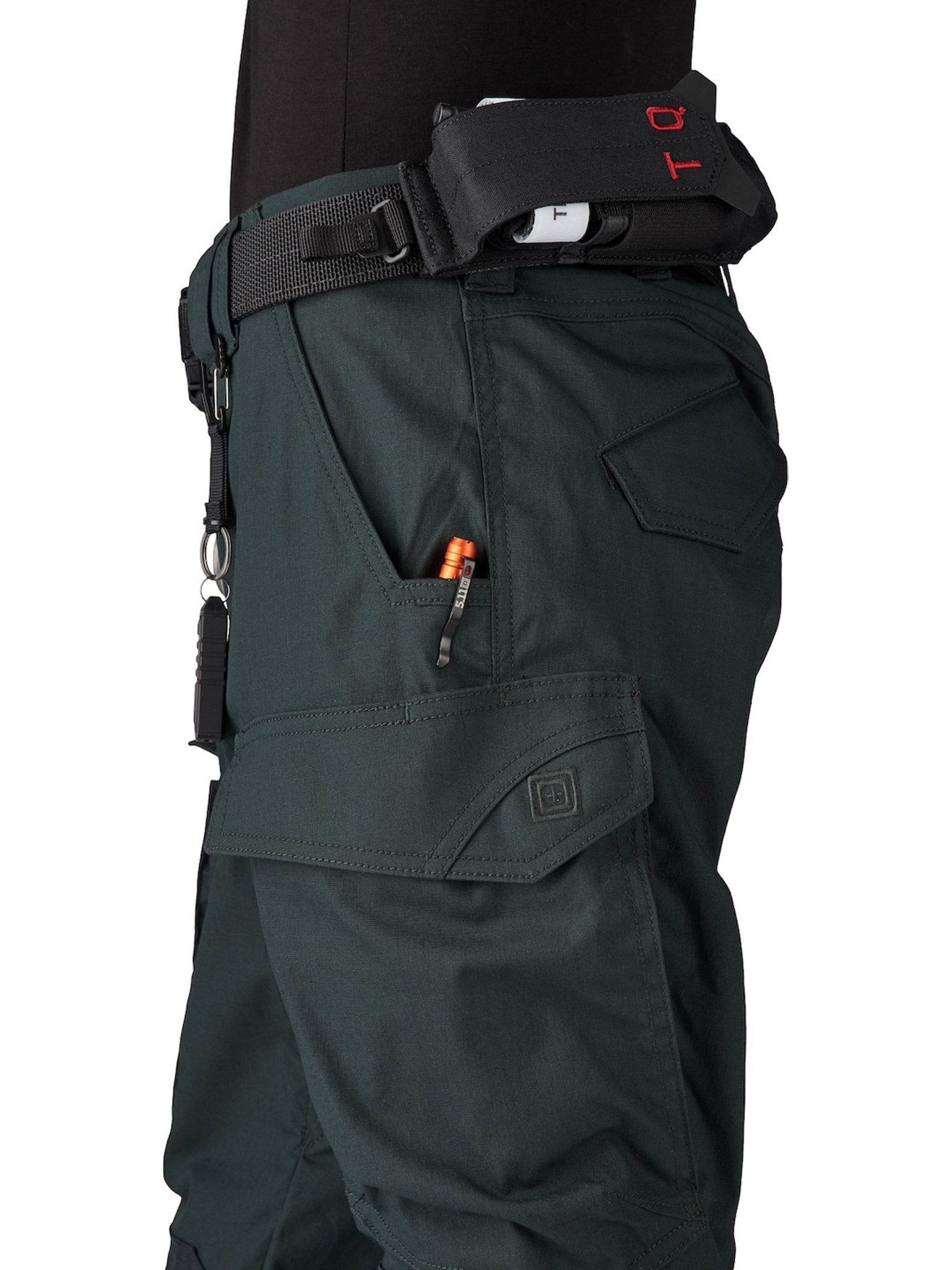 5.11 Tactical Quantum TEMS Pants – FlexLite Ripstop Trousers with Cordura Reinforced Knees 5.11 Tactical Trousers & Jeans