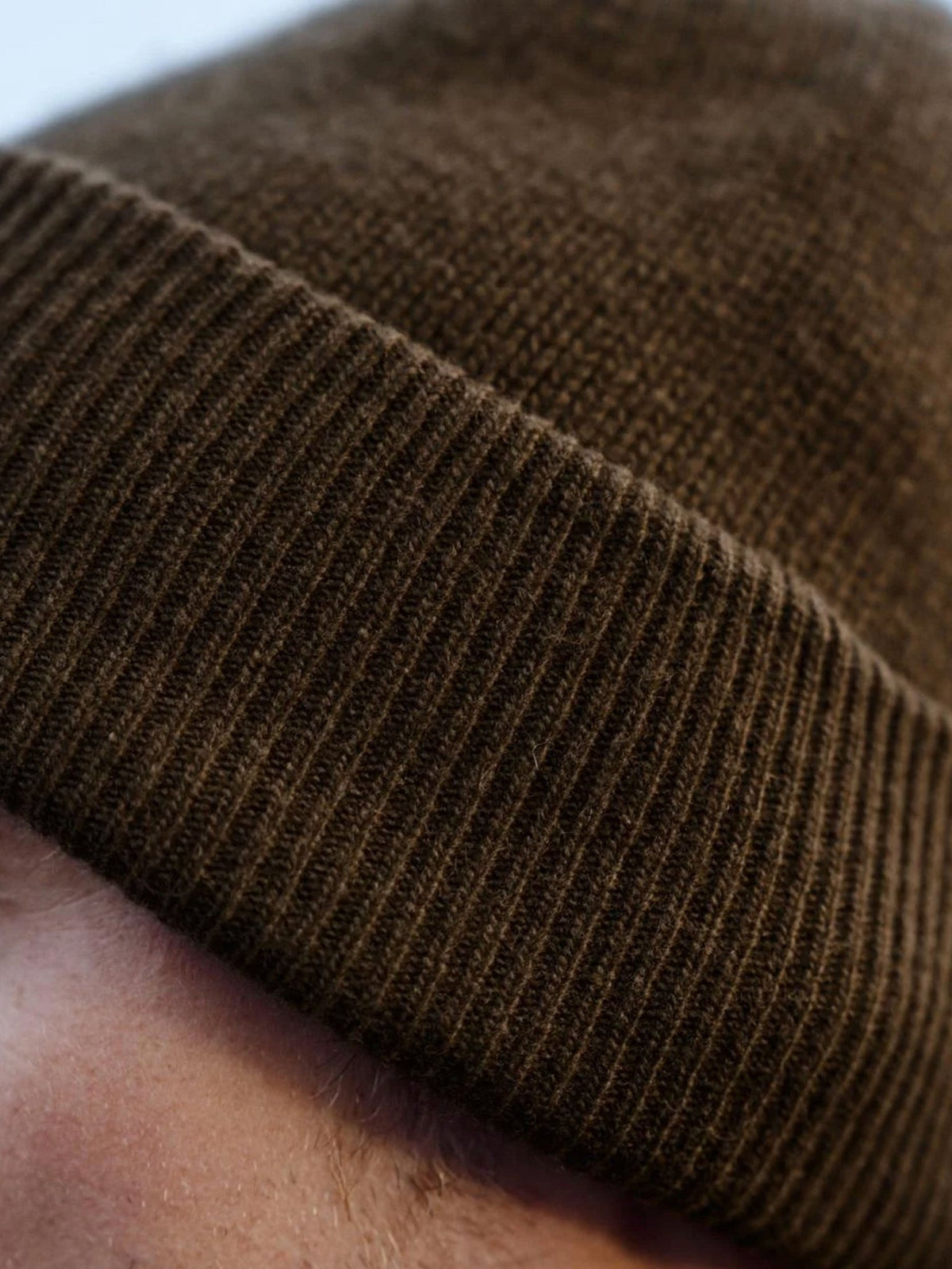 Härkila Annaboda WSP knit beanie in willow green, view 4