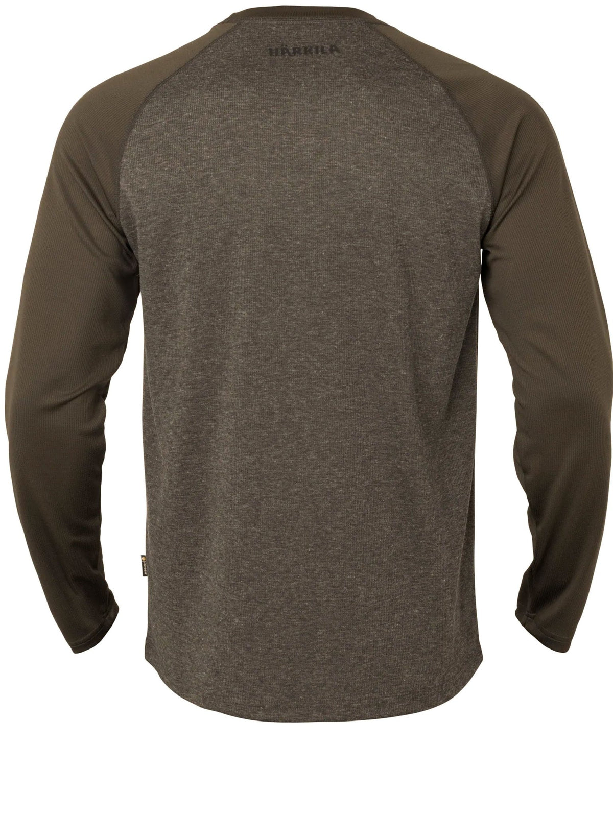 Härkila Kodiak CleverWool men's long sleeve T-shirt in dark hunting green, view 3