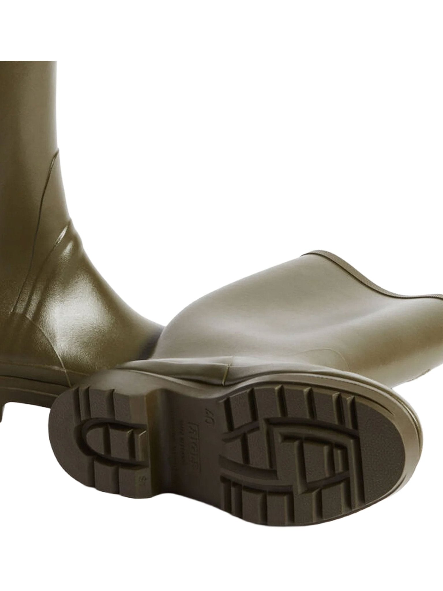 Aigle Cessac Khaki Rubber welly boots / Wellington boots / mens wellies Aigle