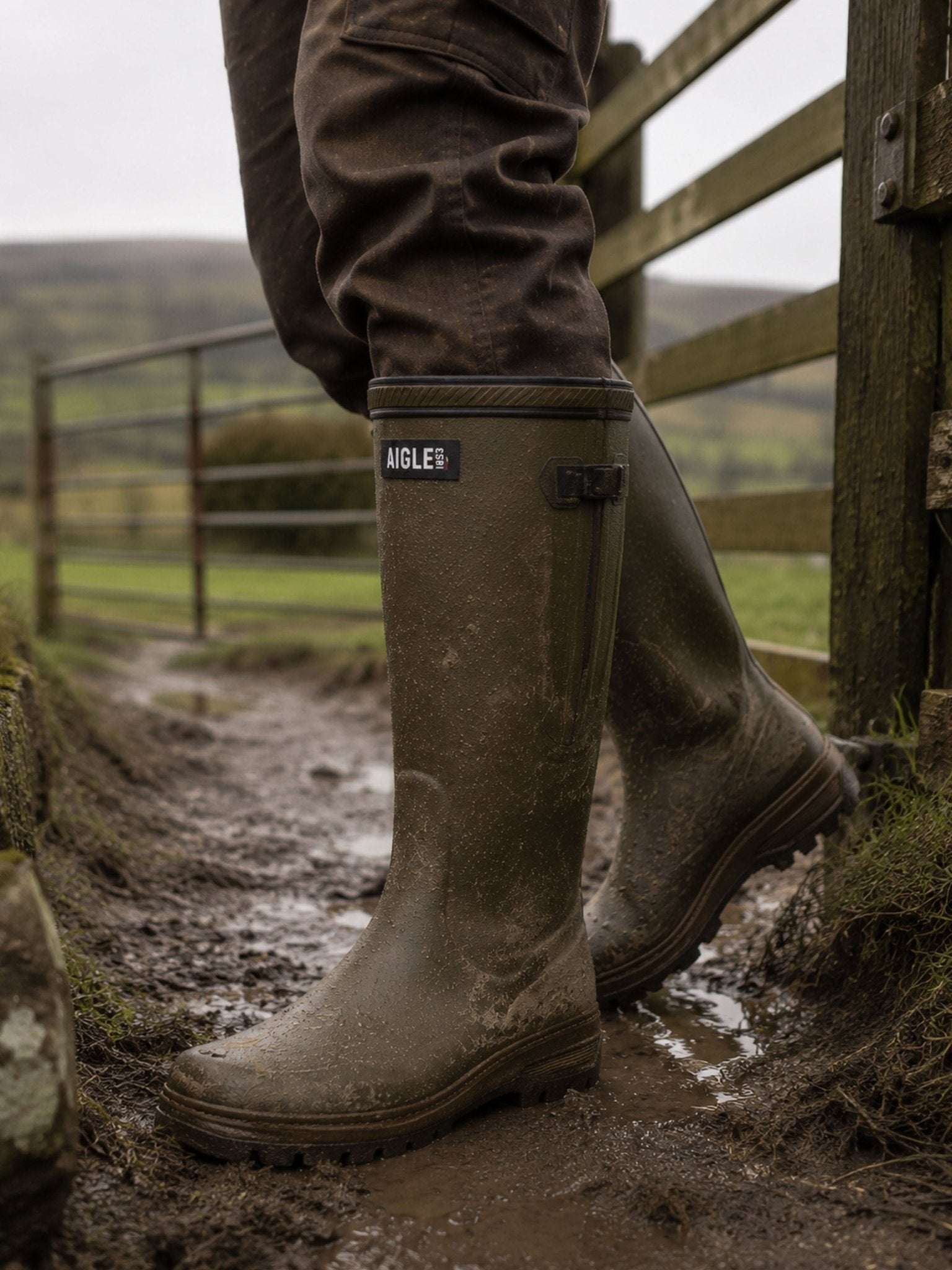 Aigle Parcours 3.0 E Wellington Boots / waterproof welly / Rubber boot Aigle Wellington Boots
