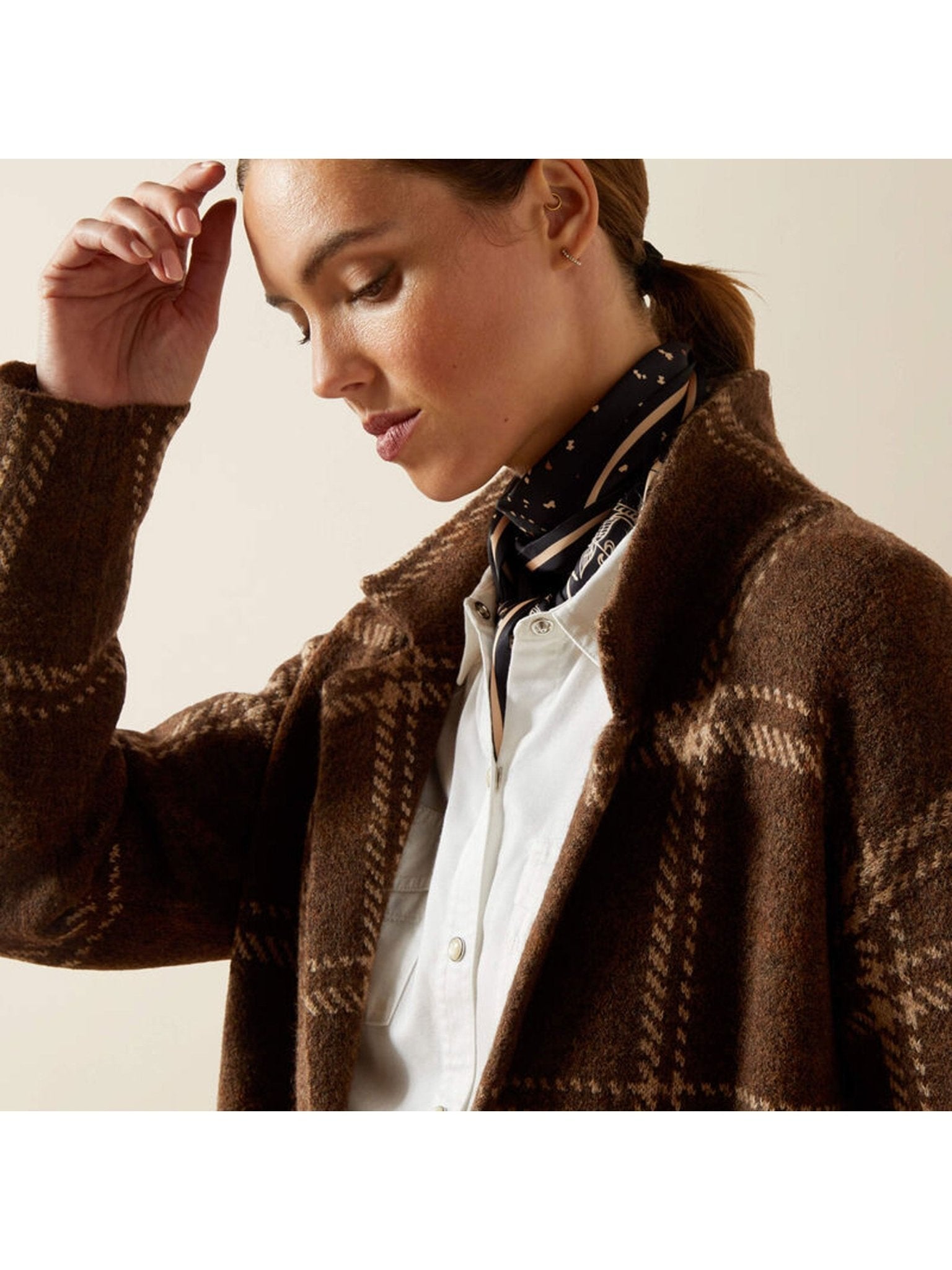 Ariat - Ballston Cardigan Womens Merino wool chic oversized cosy throw on ladies Ariat