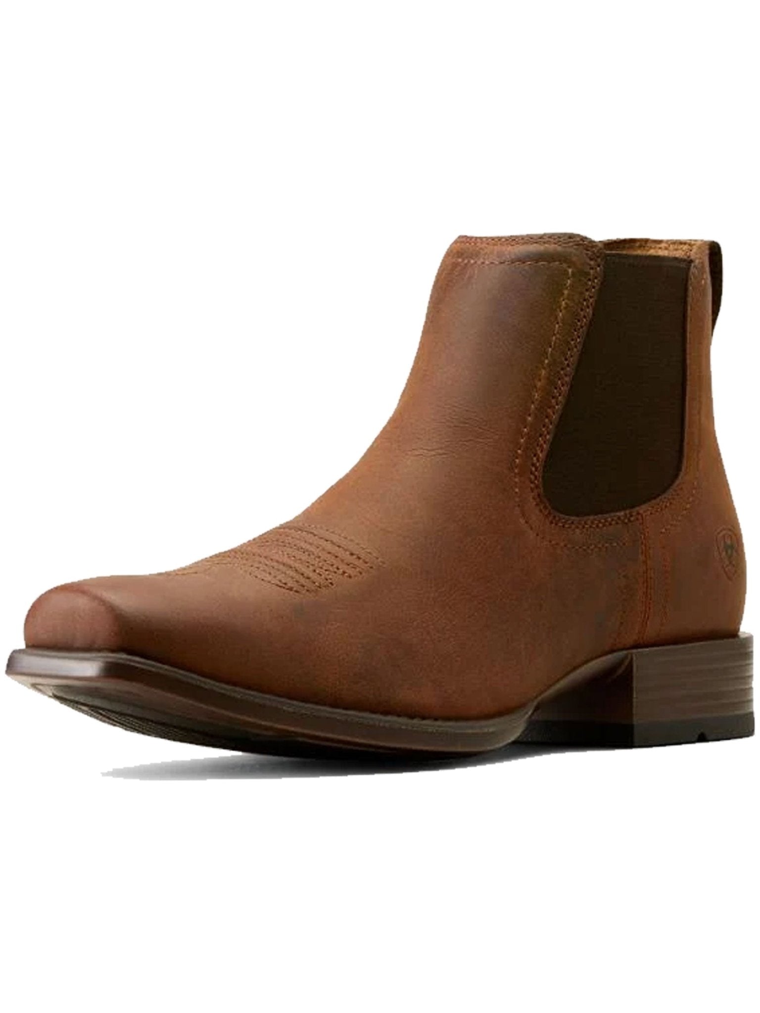 Ariat Booker Ultra Square Toe Western Boots – Men’s Leather Chelsea Boots Ariat Boots