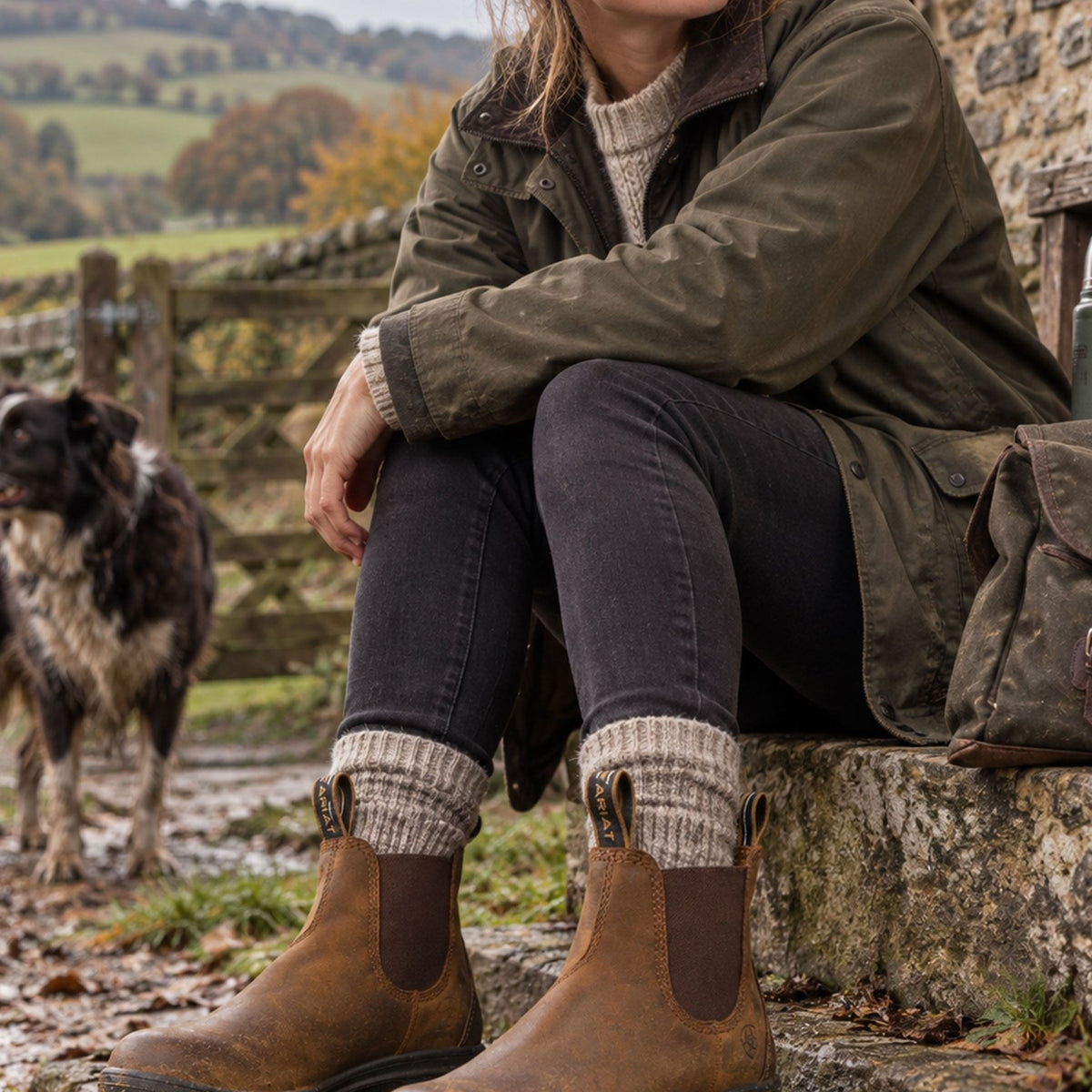 Ariat Cooper Ladies Chelsea Boots | Leather Womens Dealer Boots Ariat Boots