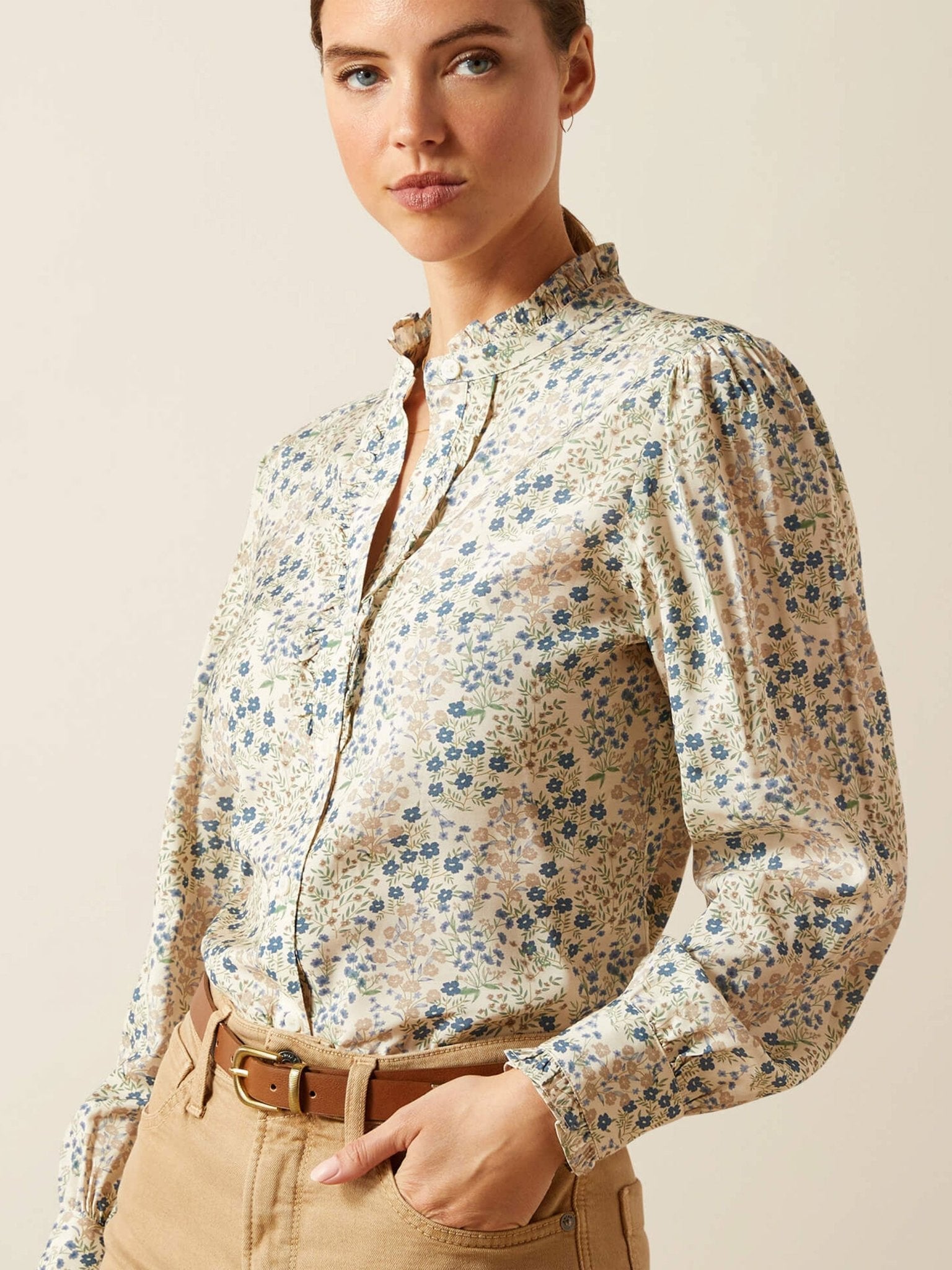 Ariat - Cricklade Blouse Ladies Long Sleeve / womens shirt printed Ariat