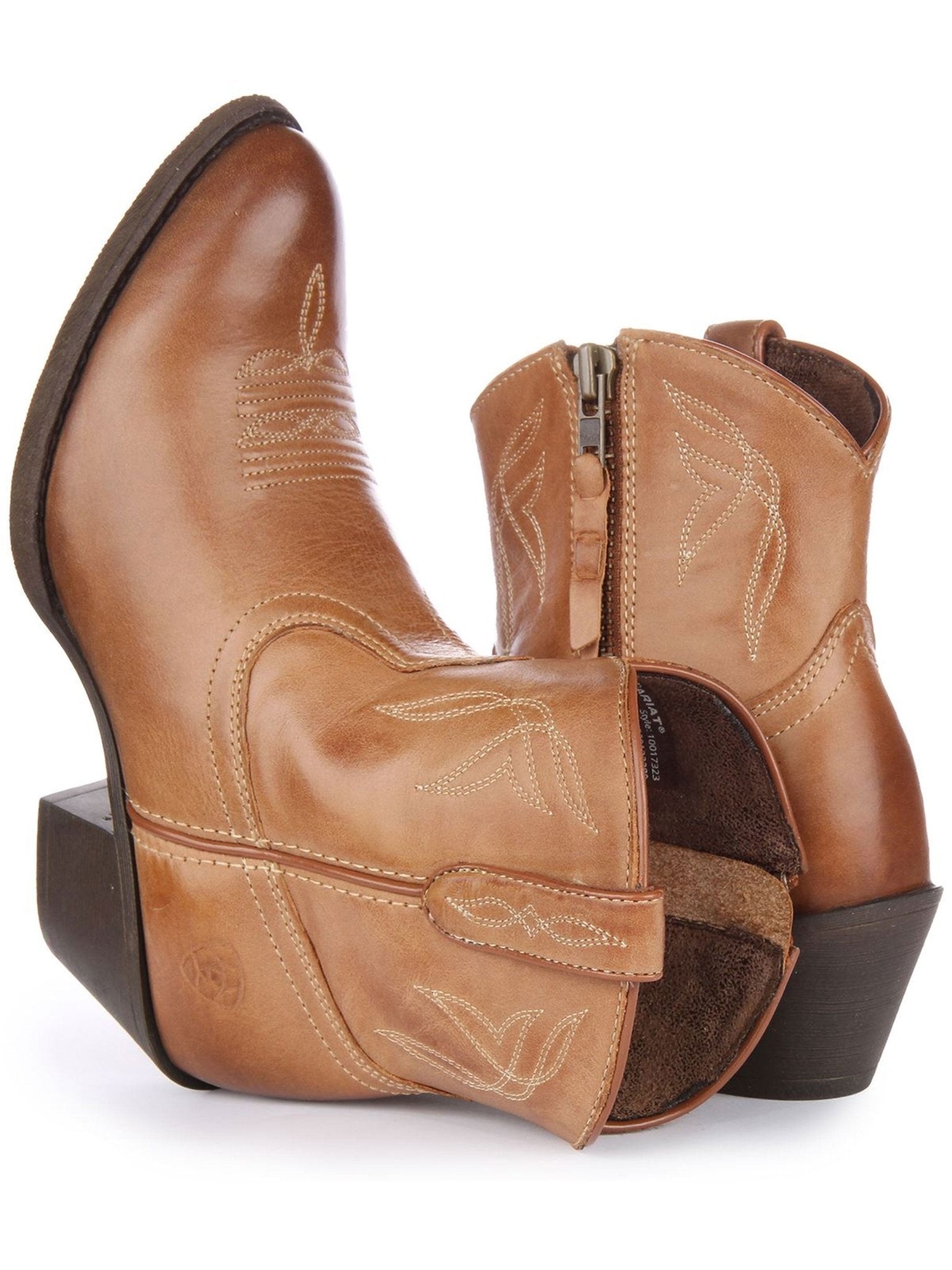 Ariat Darlin Ladies Western Boots – Premium Full-Grain Leather Cowboy Fashion Boots Ariat Boots