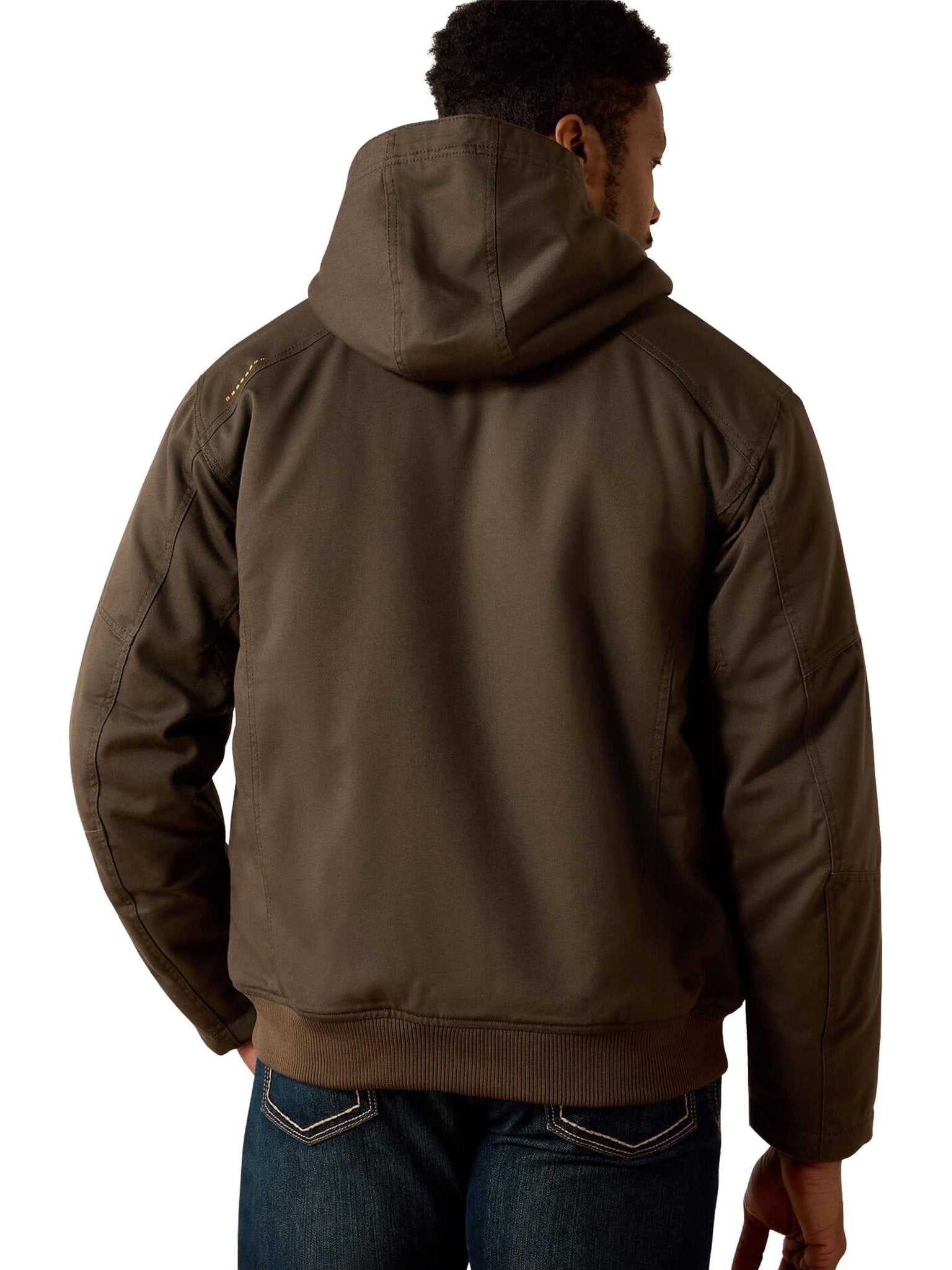 Ariat - Mens Rebar DuraCanvas Jacket / Wind and water resistant sherpa lined coat Ariat