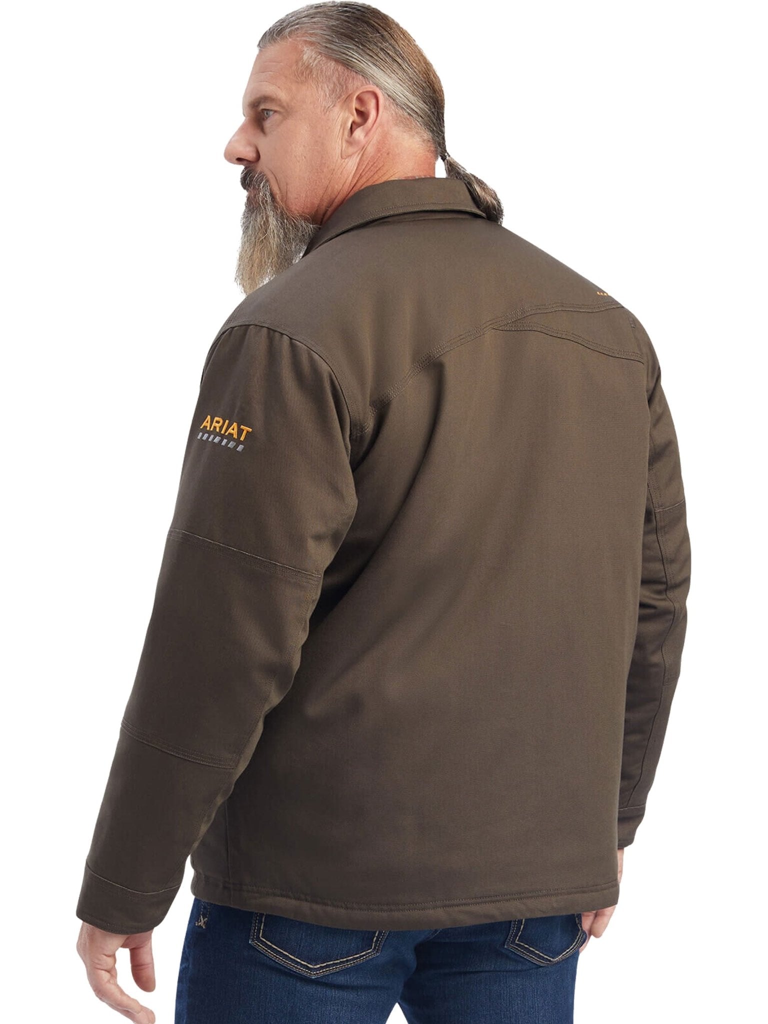 Ariat - Mens Rebar DuraCanvas Sherpa - Lined Coat / water repellent mens jacket Ariat