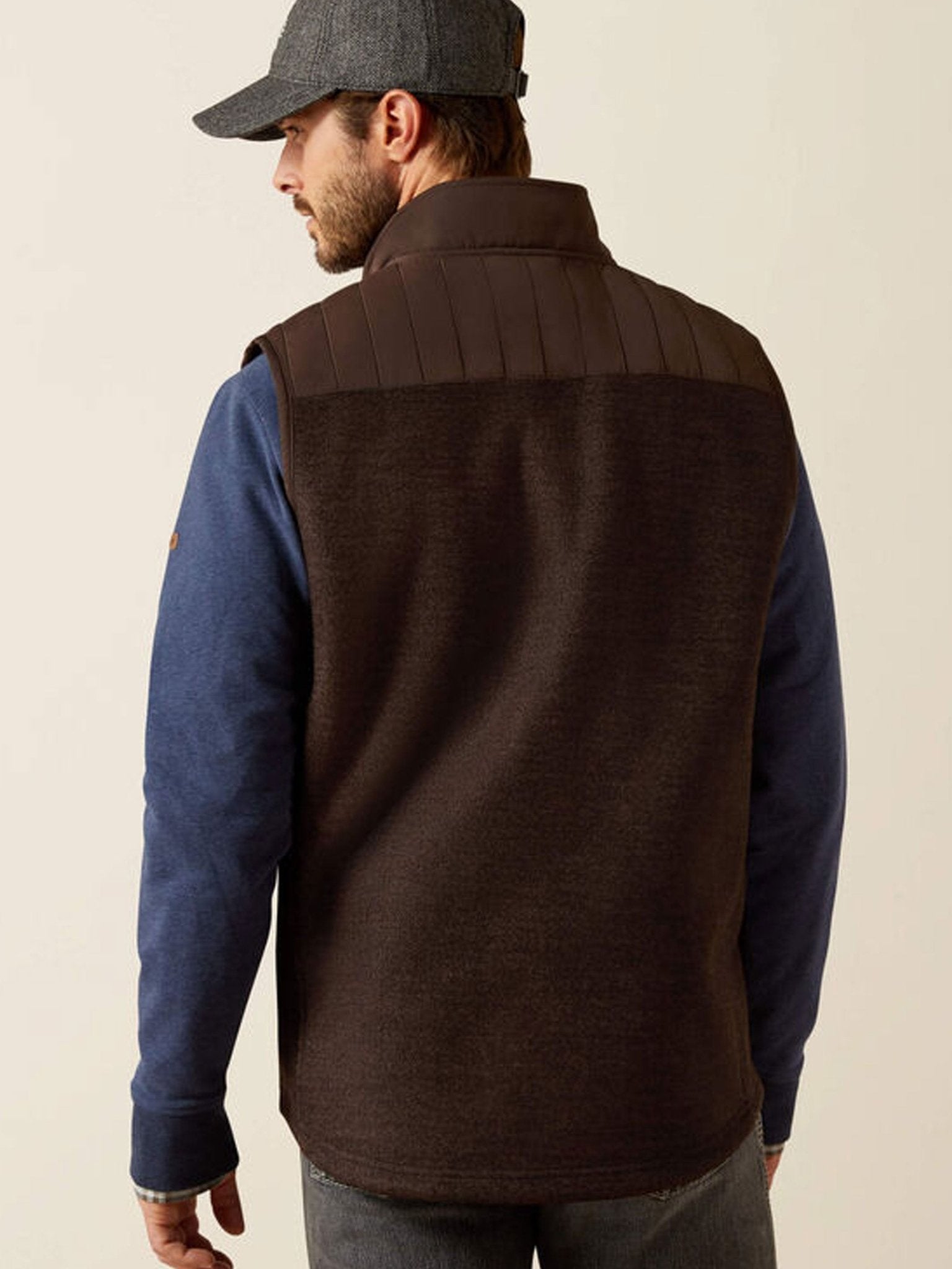 Ariat - Millbrae Mens Gilet Wool Blend - mens bodywarmers / Waistcoat Ariat