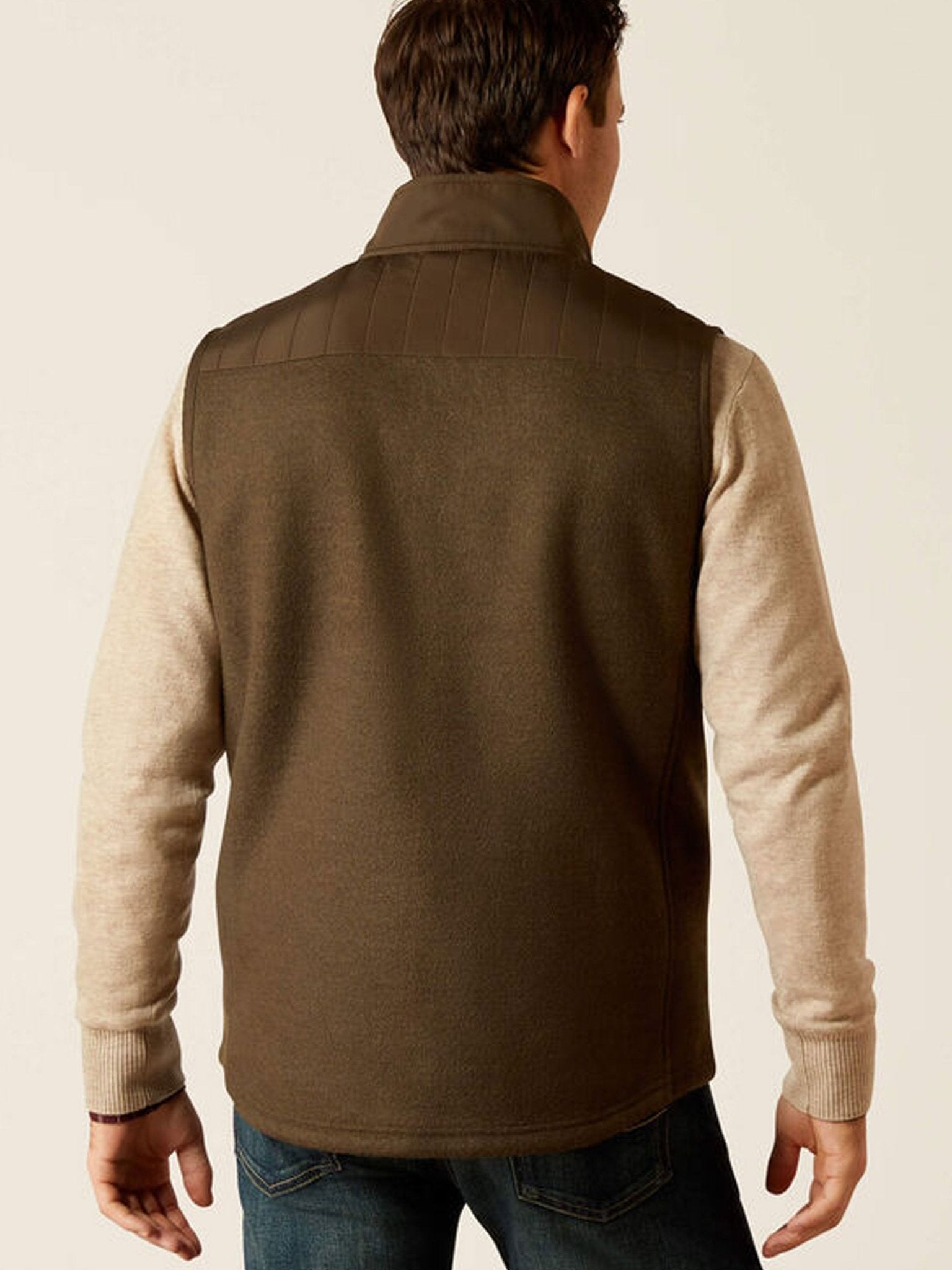 Ariat - Millbrae Mens Gilet Wool Blend - mens bodywarmers / Waistcoat Ariat