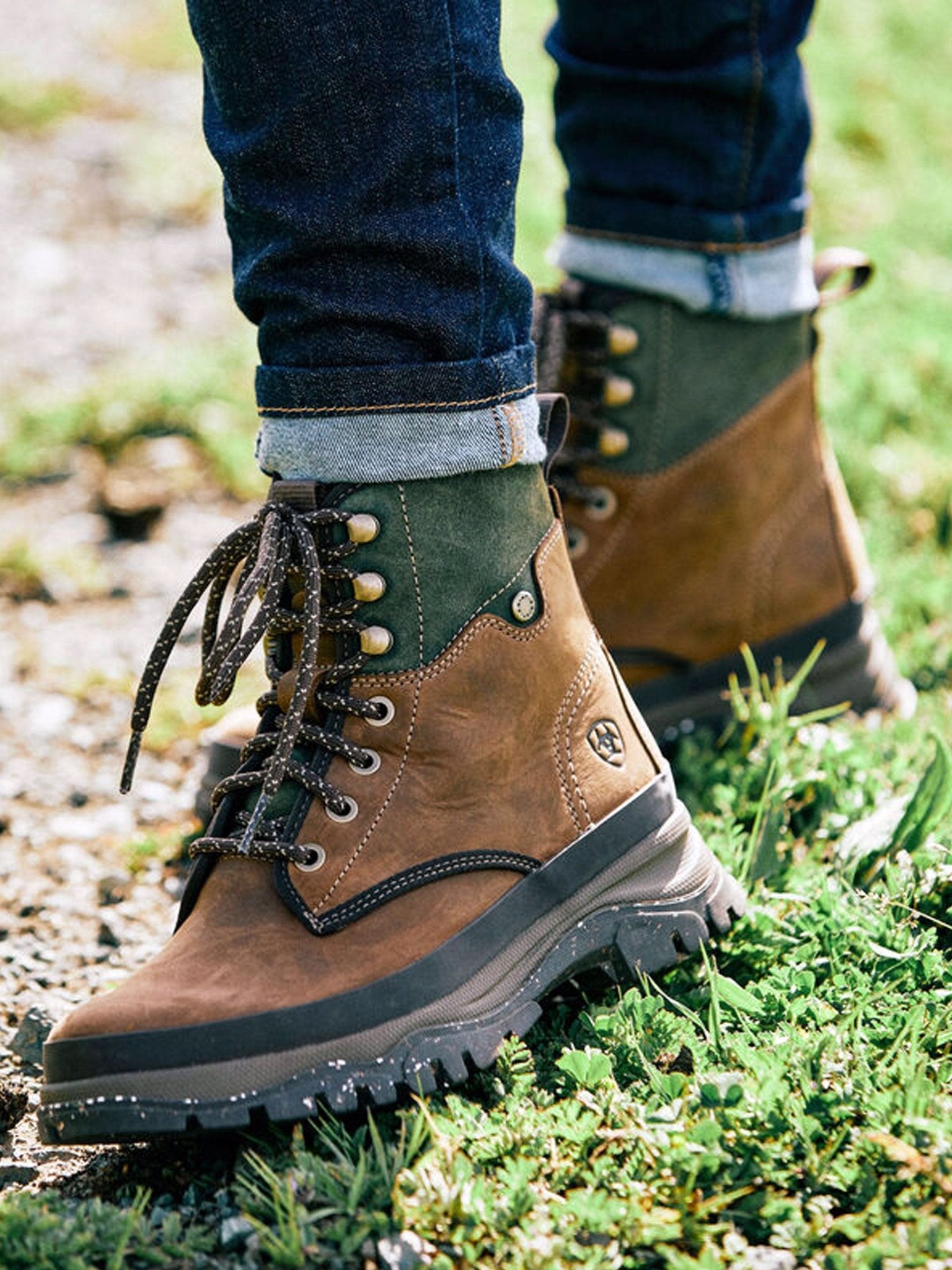 Ariat Moresby Waterproof Boot Ladies Country Lace up Leather Boot / Womens