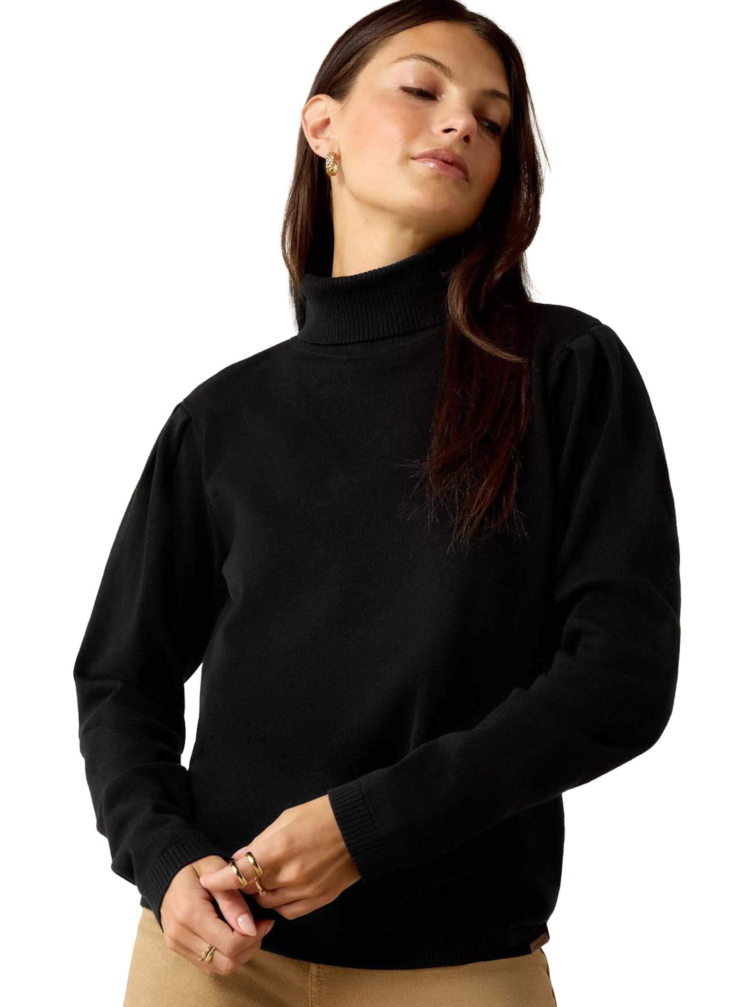 Ariat - Womens Aldergate Cotton Sweater - Fine gauge Ladies pullover / Jumper Ariat