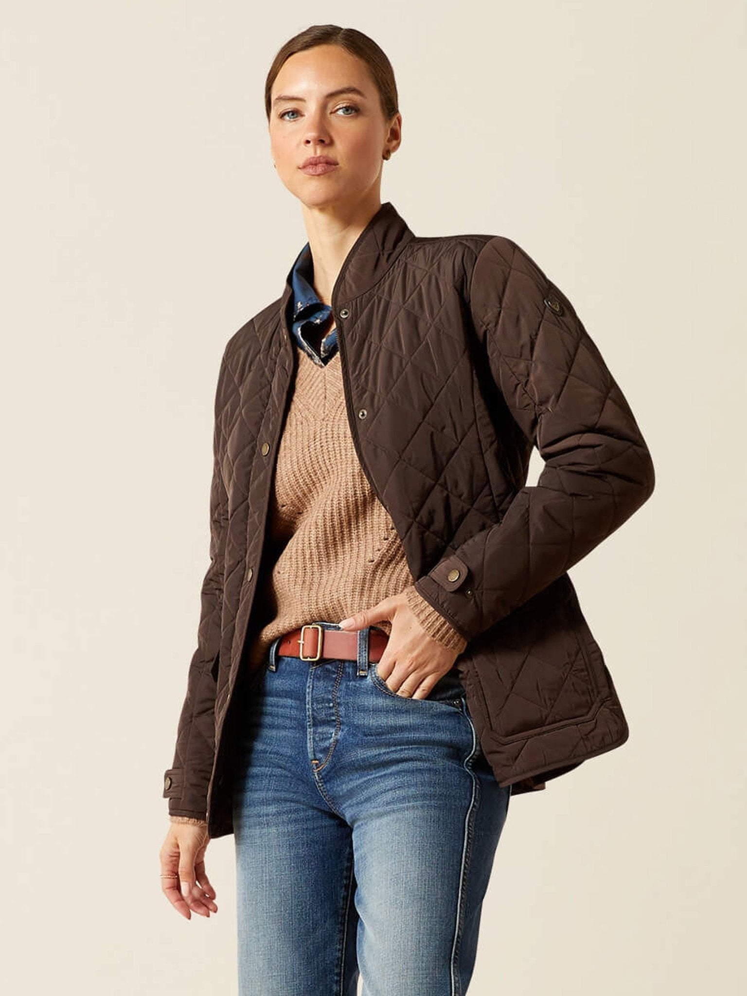 Ariat - Woodside Quilted Insulated Ladies Jacket - Womens padded coat Ariat