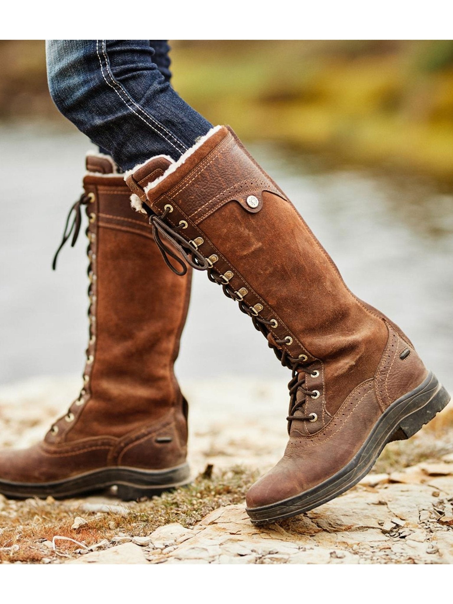 Ariat Wythburn Tall Waterproof Boot Ladies Country Leather Boot / Womens