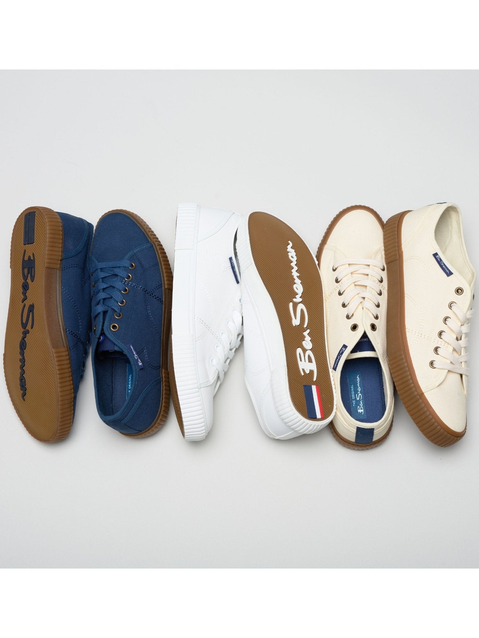 Ben Sherman Canvey Men's Canvas Trainers / Walking trainers Men Comfortable Breathable classics / sneakers for men / Lifestyle footwear