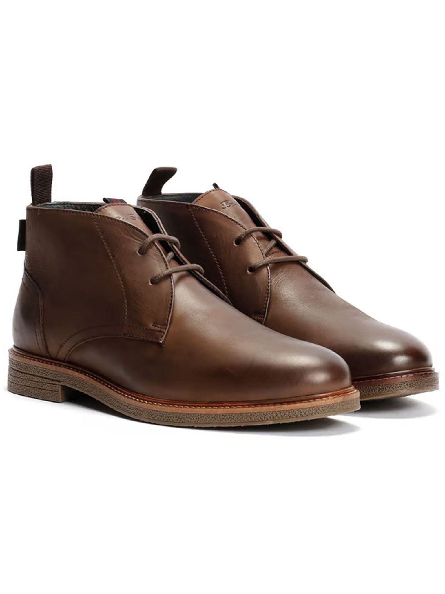 Ben Sherman Walker Chukka Lace Up Mens Boots Crafted Soft Waxy Leather Ben Sherman Boots