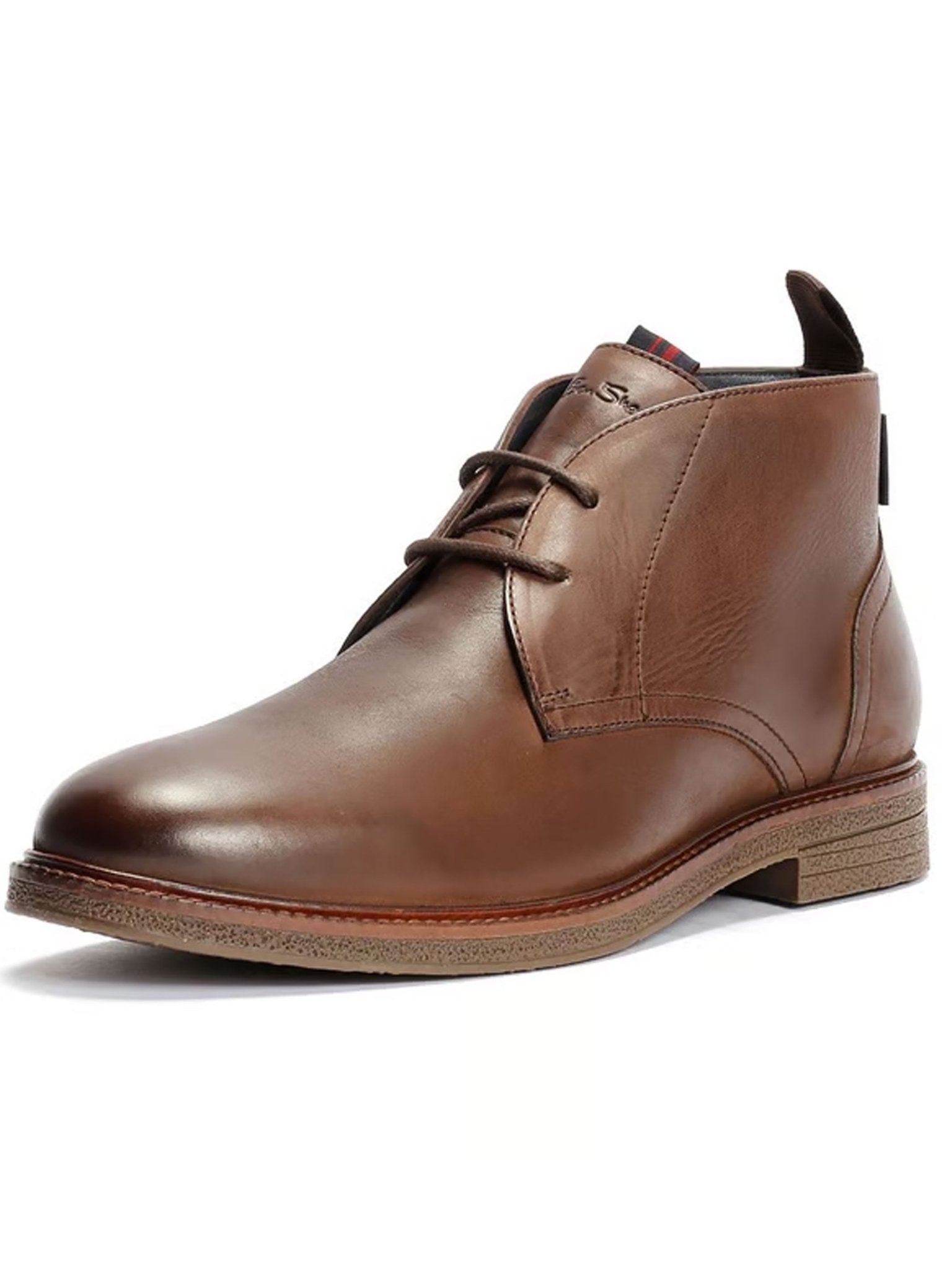 Ben Sherman Walker Chukka Lace Up Mens Boots Crafted Soft Waxy Leather Ben Sherman Boots