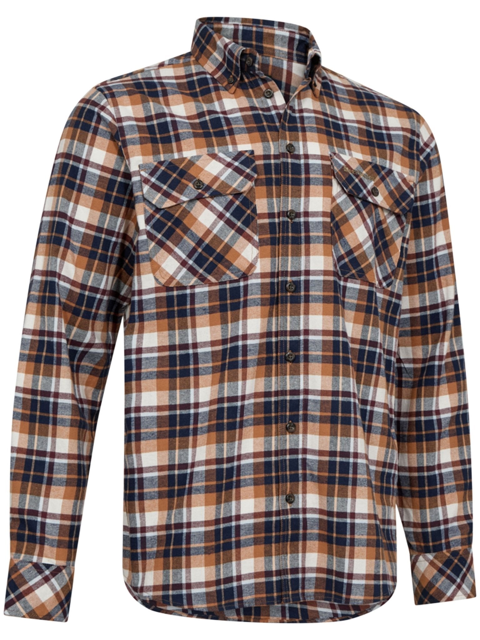 Deerhunter Charles Mens Shirt Men’s Long sleeve 100% Cotton Flannel Country Shirt Deerhunter Shirt