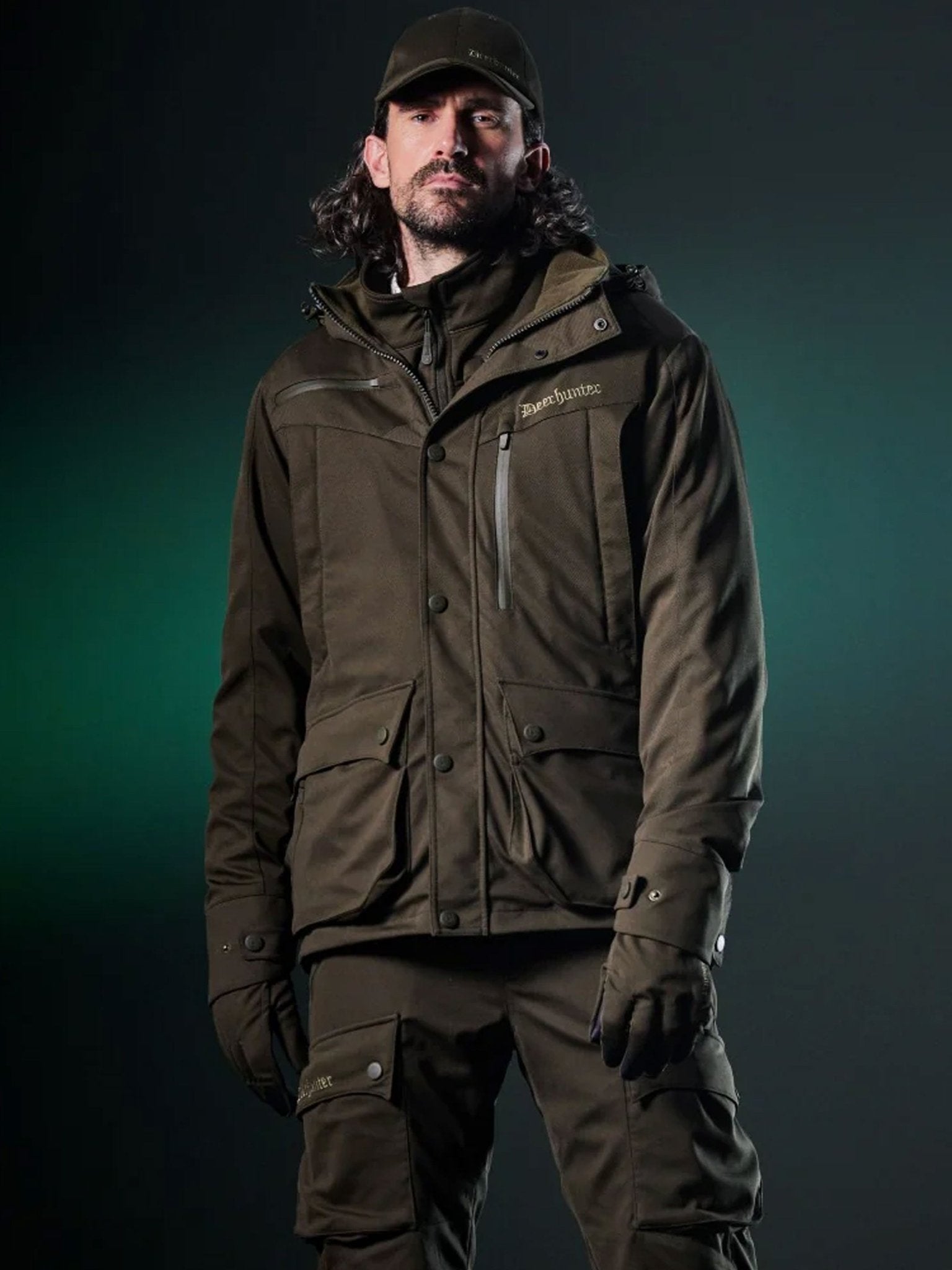 Deerhunter - Muflon Pro Light Waterproof, Windproof and breathable mens Jacket / mens Coat Deerhunter