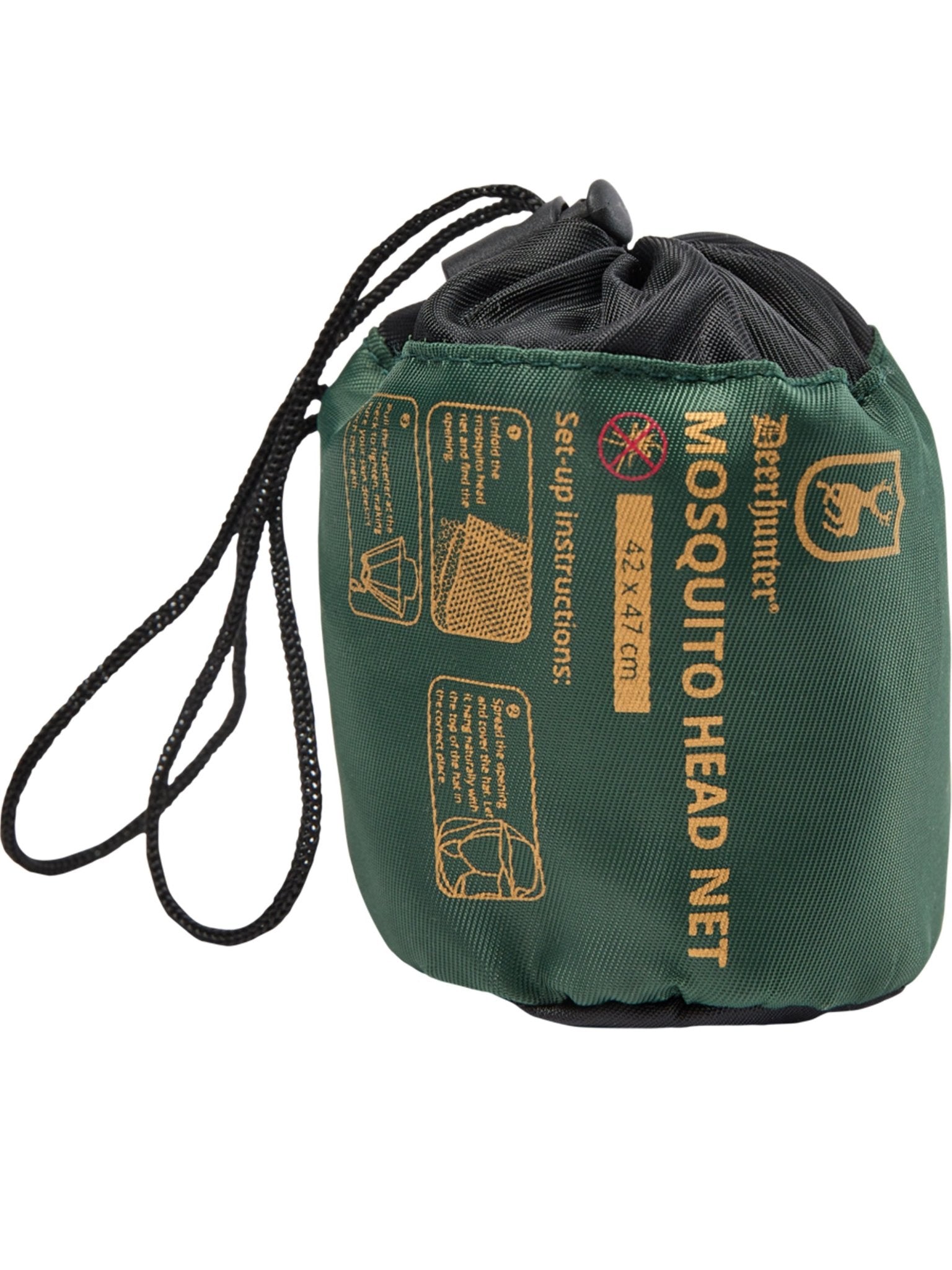 Deerhunter - Packable Head Net / Midge protection / mosquito net - Black