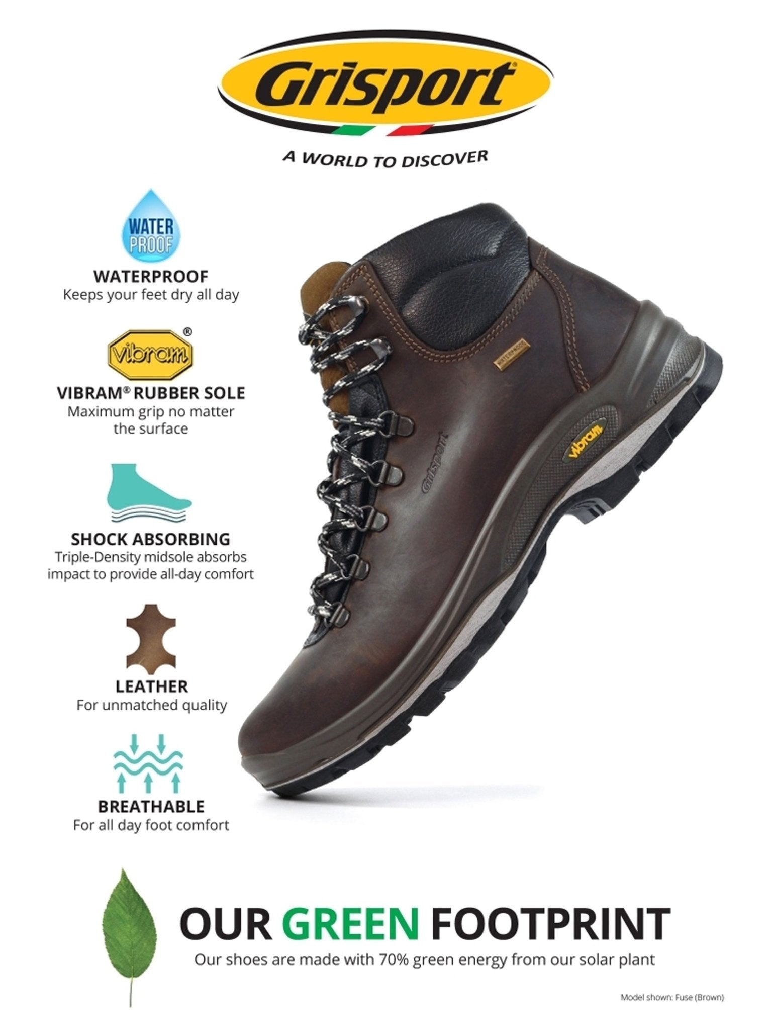 GriSport - GriSport Fuse Lowland Waterproof Boot with Vibram Sole