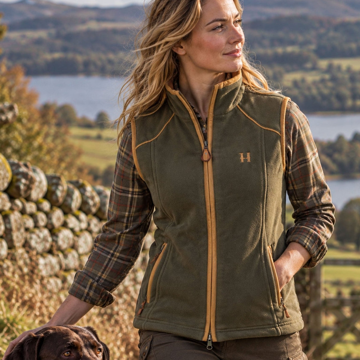 Härkila Sandhem 200 Womens Fleece Gilet – Ladies Bodywarmer Harkila Fleece & Gilet