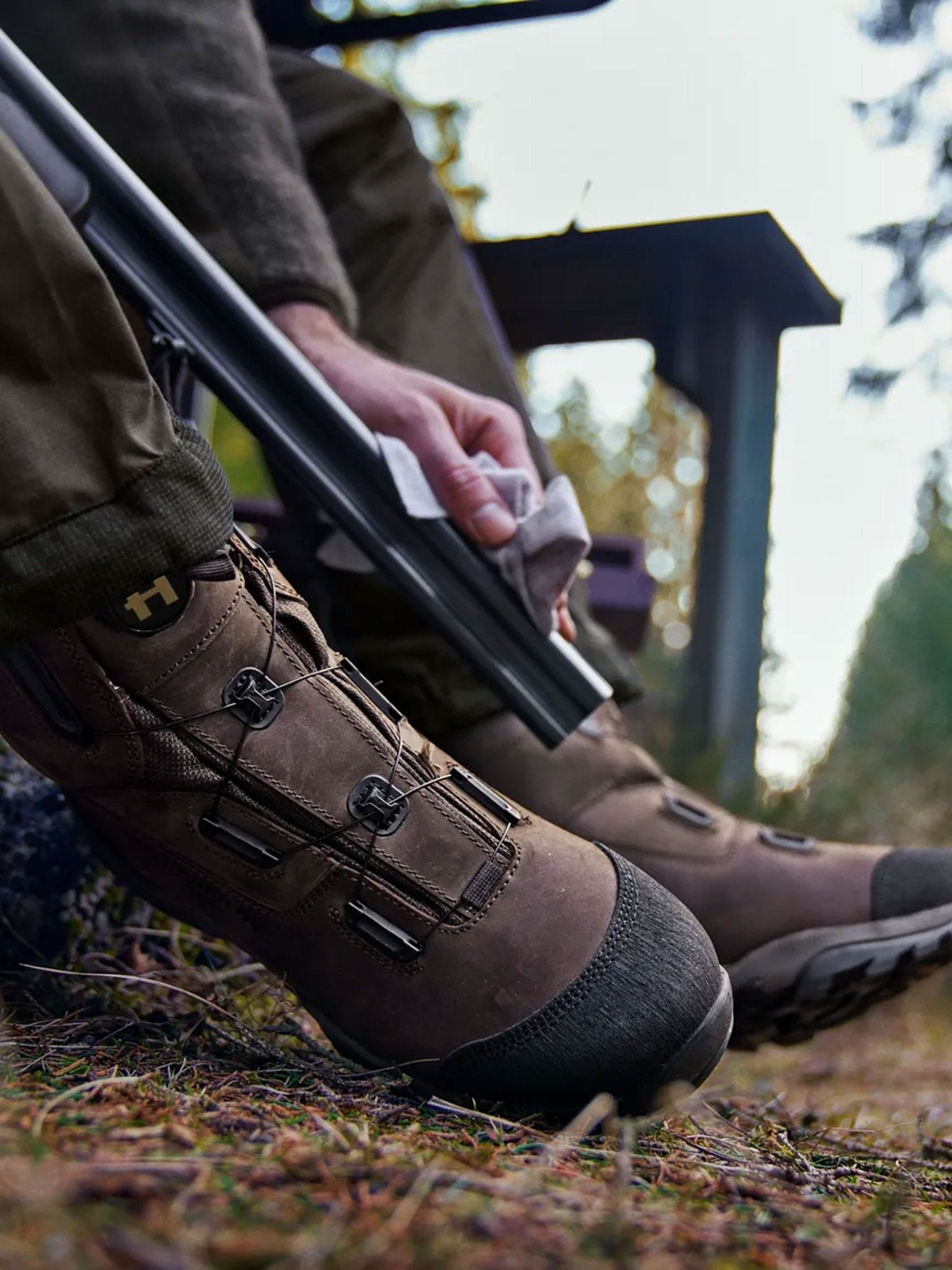 Harkila Reidmar Mid 2.0 GTX Gore Tex Waterproof boots wire lacing Harkila