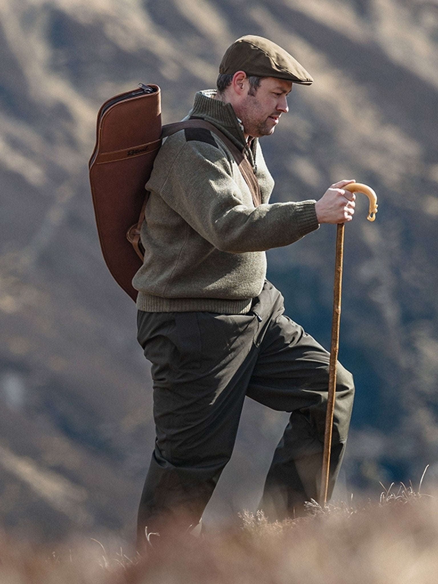 Hoggs of Fife - Hebrides II Mens windproof Jumper Zip Neck 1/4 zip windproof pullover