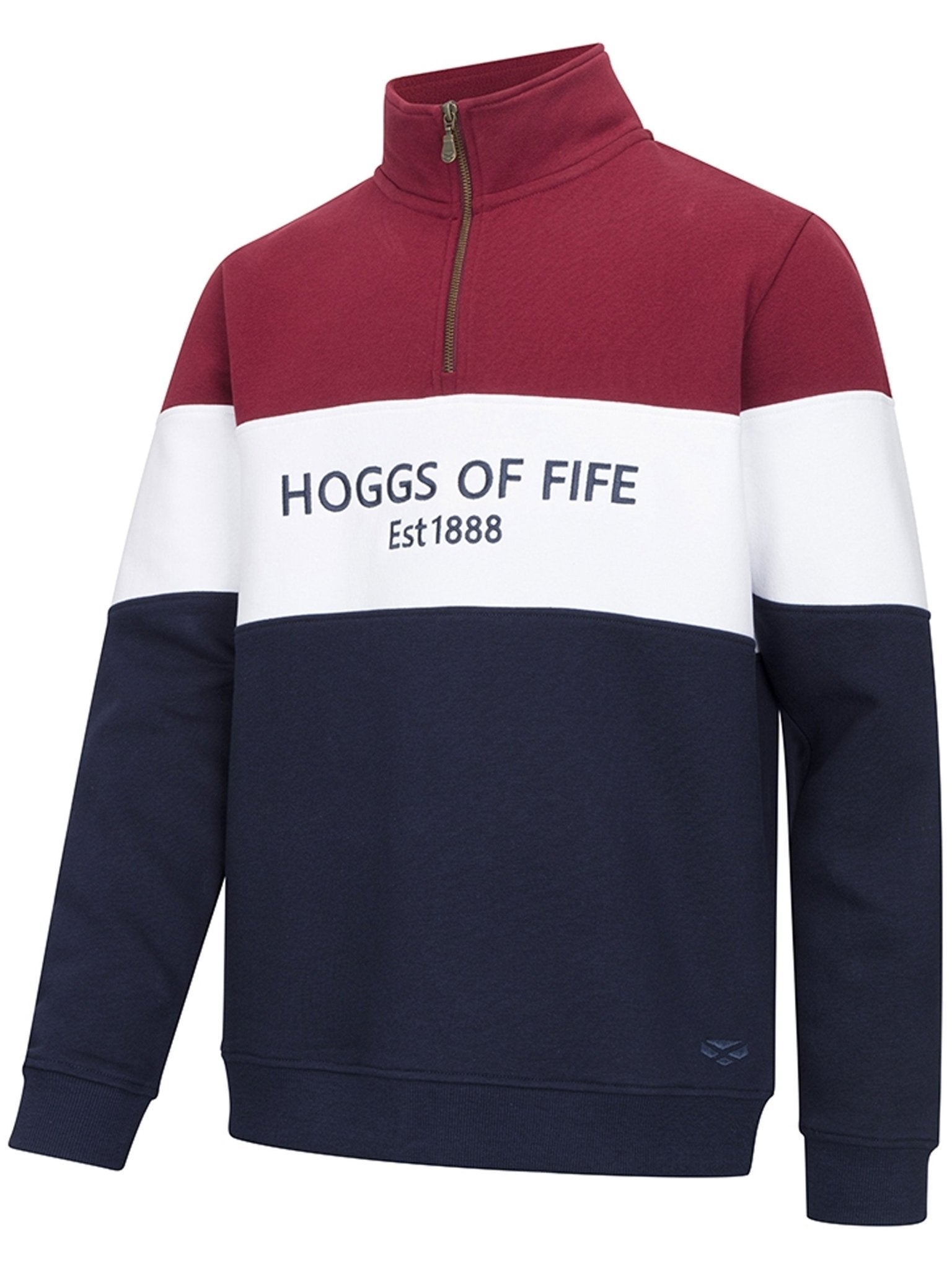 Hoggs of Fife - Mens 1/4 Zip Pullover / Jumper /Sweater - Dumfries
