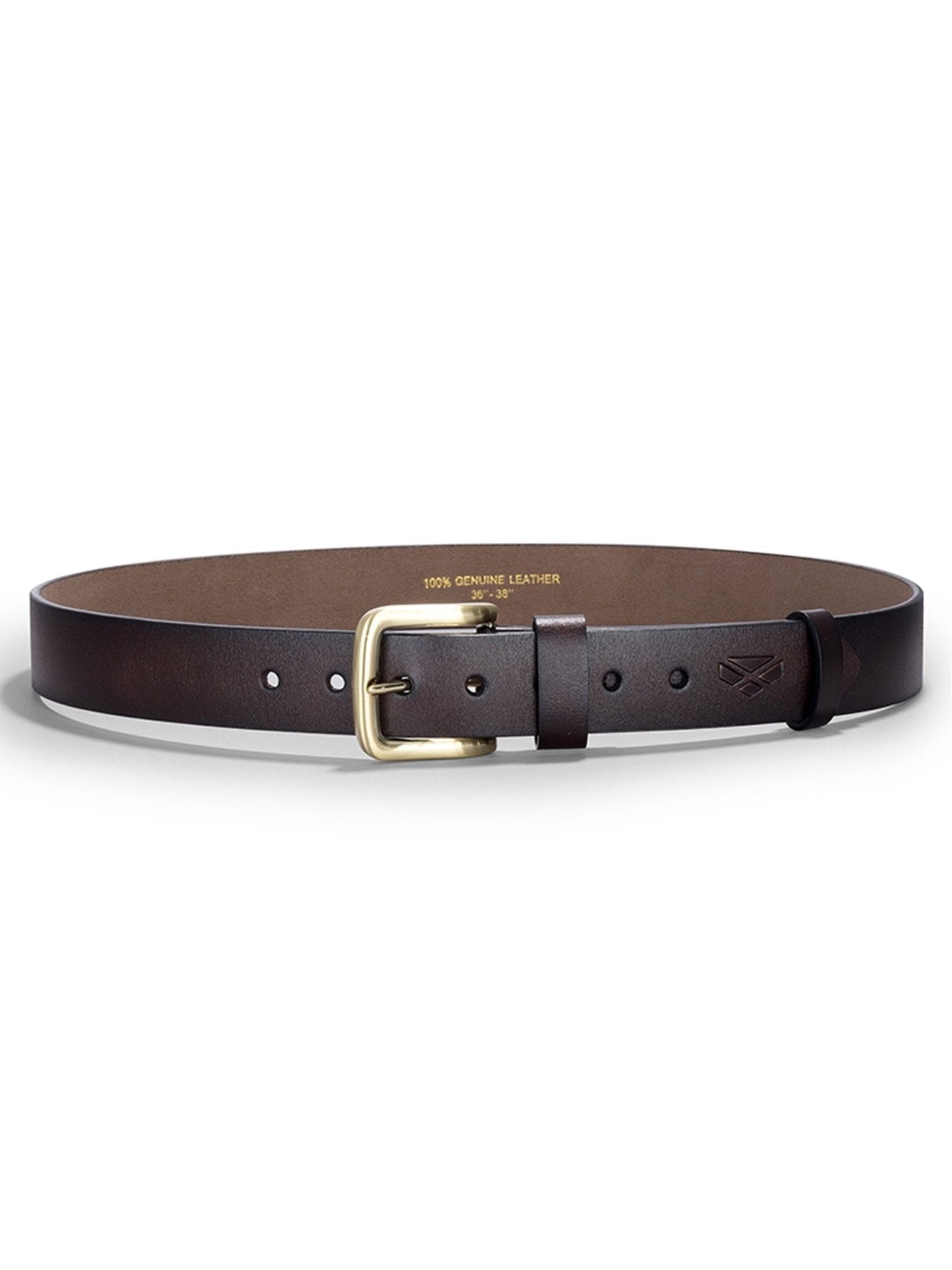 Hoggs of Fife Leather Belt 37mm Genuine Leather Country Belt for Men with Metal Buckle Hoggs of Fife Belts