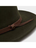 Hoggs of Fife - Perth Crushable Felt Hat - Water repellant - 100% wool felt fabric & Leather band