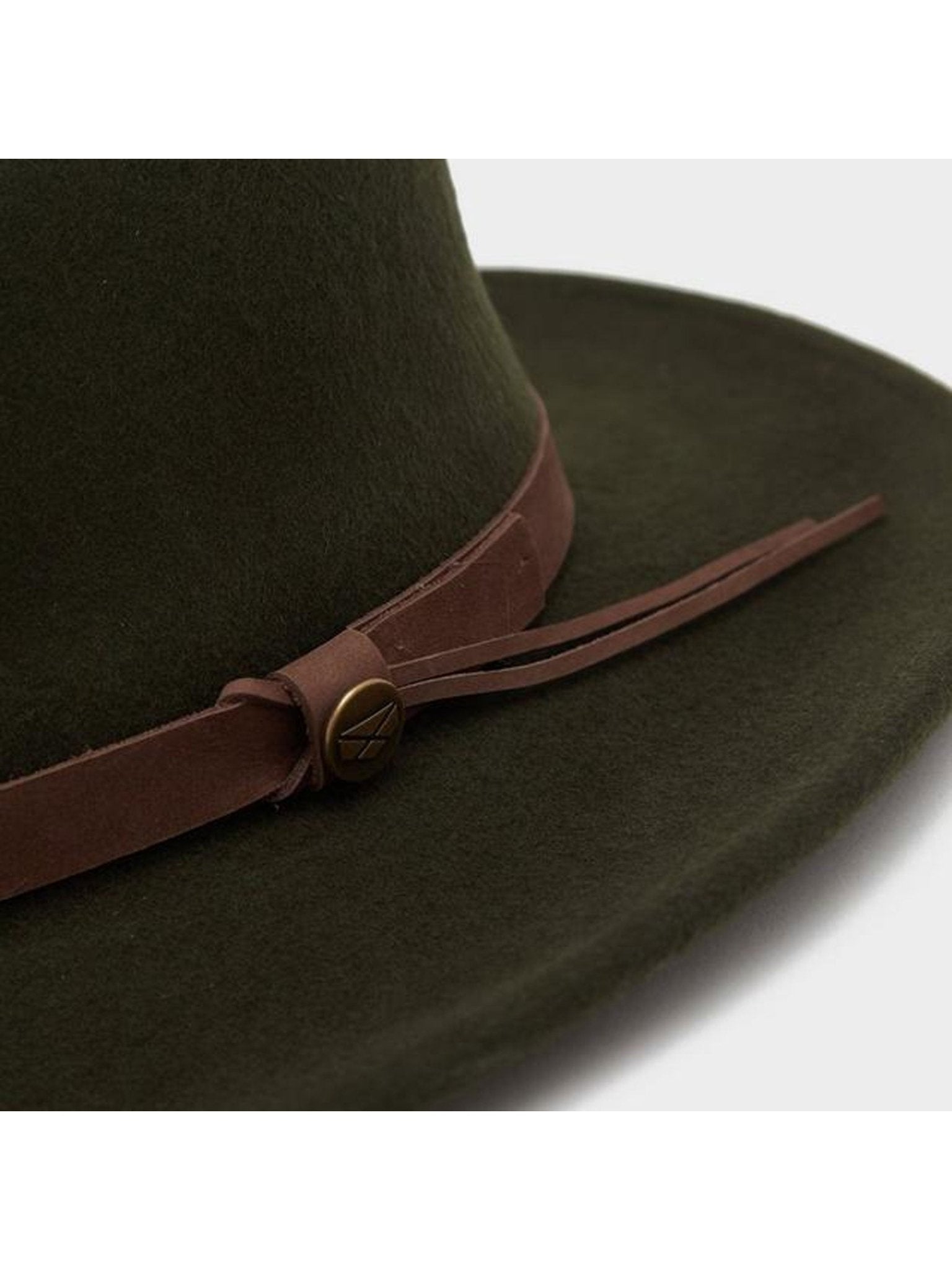 Hoggs of Fife - Perth Crushable Felt Hat - Water repellant - 100% wool felt fabric & Leather band