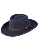 Hoggs of Fife - Perth Crushable Felt Hat - Water repellant - 100% wool felt fabric & Leather band