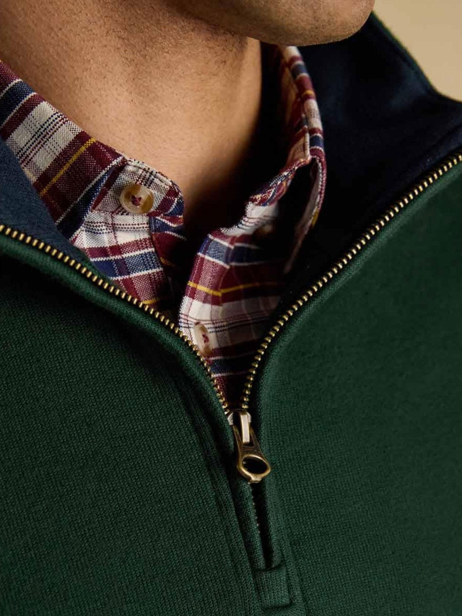 Joules - Alistair 1/4 Zip Mens Sweatshirt - 1/4 Zip / Pullover - 100% Cotton Joules Knitwear