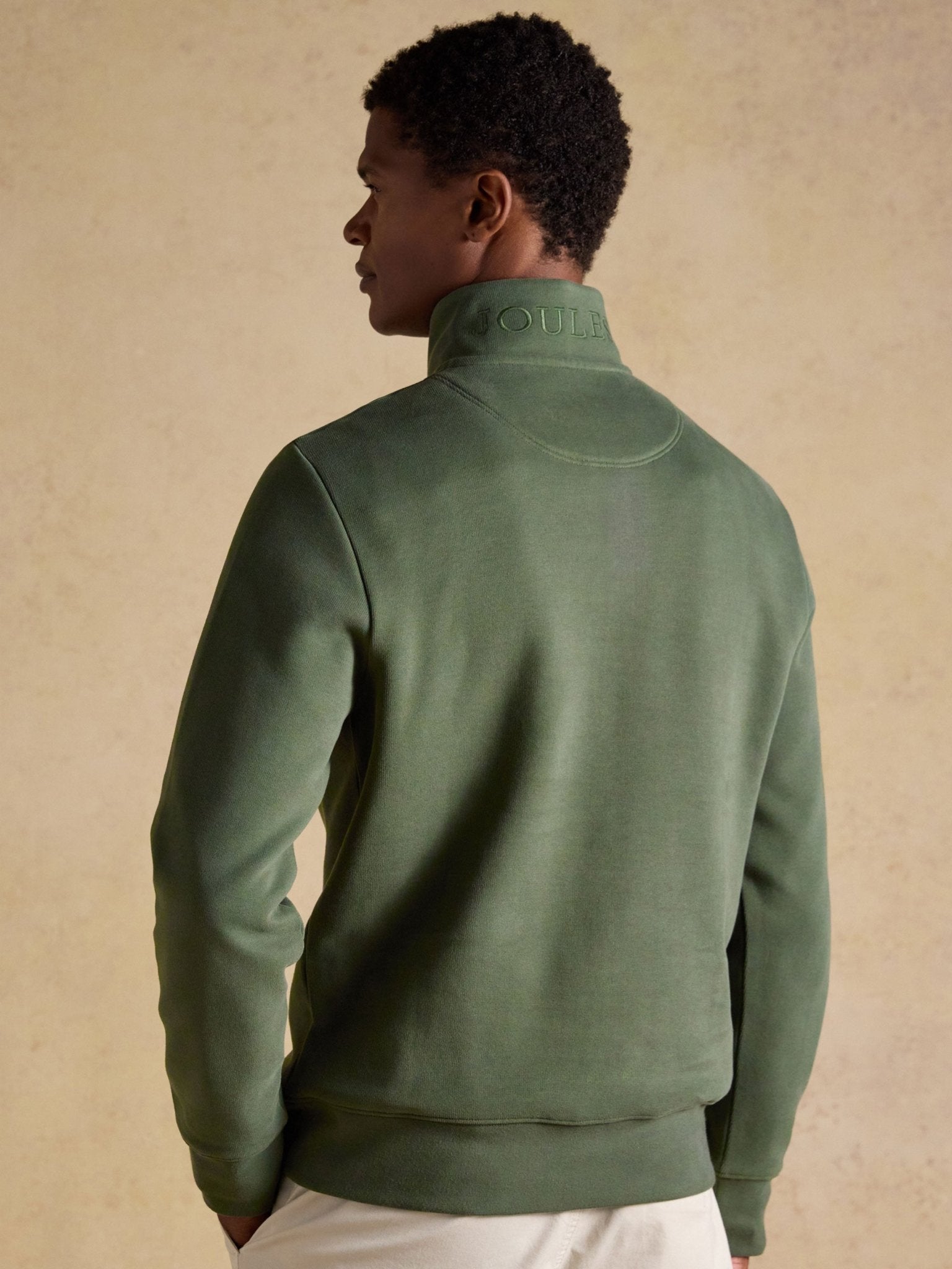 Joules Alistair 1/4 Zip Mens Sweatshirt - 1/4 Zip / Pullover - 100% Cotton Joules Knitwear