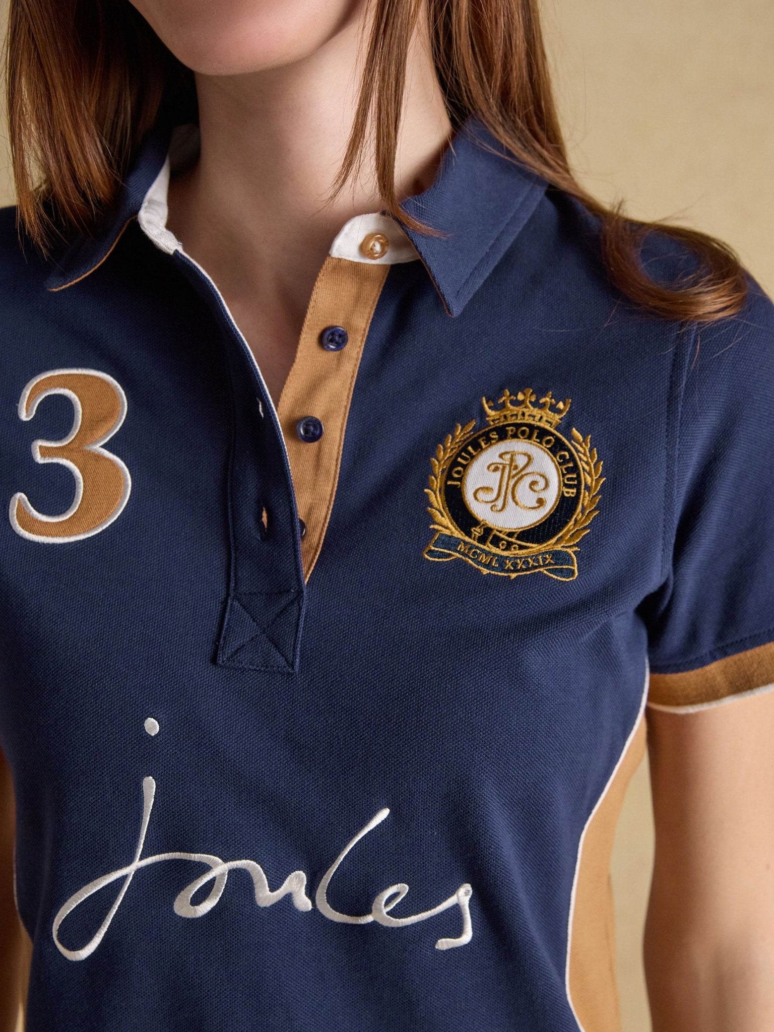 Joules Beaufort Classic Ladies Polo Shirt / Woments shirt Joules Shirt