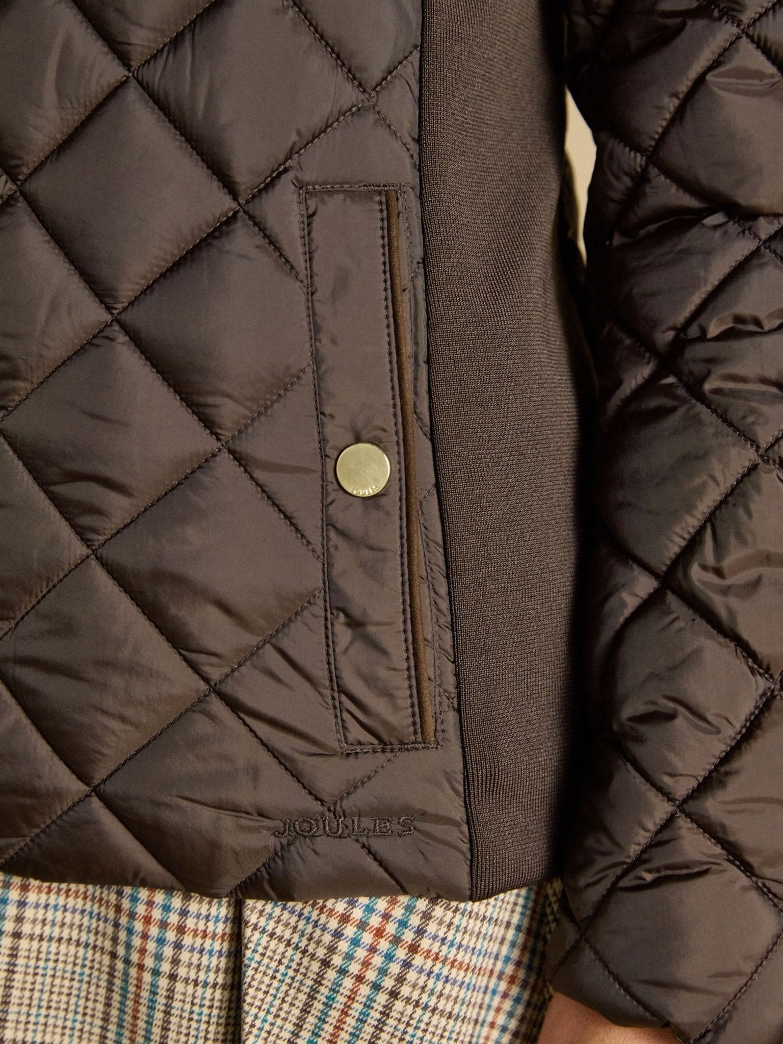 Joules Braemar Luxe Showerproof Ladies Jacket / Quilted Country coat Joules Outerwear