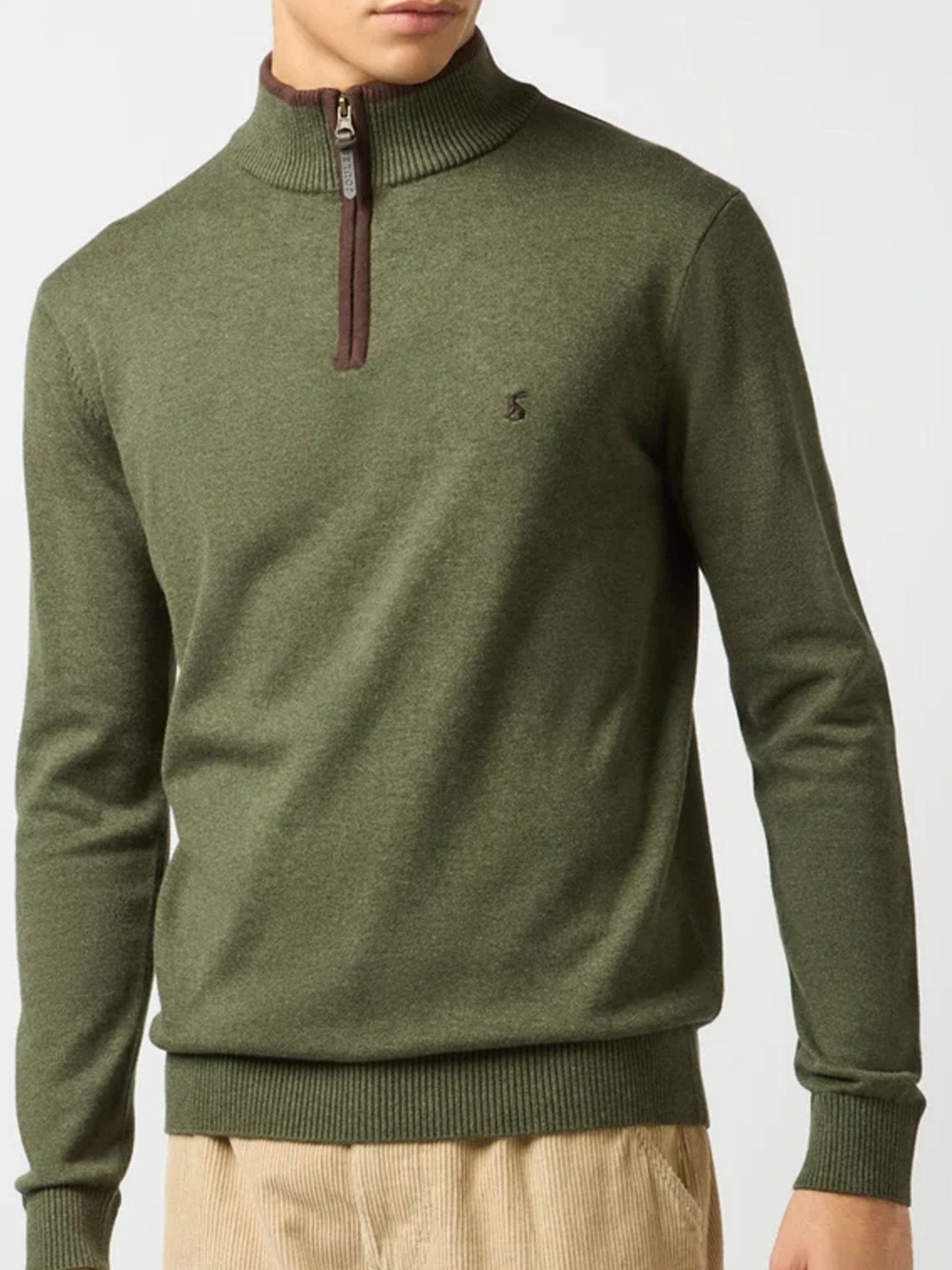 Joules Hillside Men’s 1/4 Zip Cotton Jumper / mens pullover Joules Knitwear