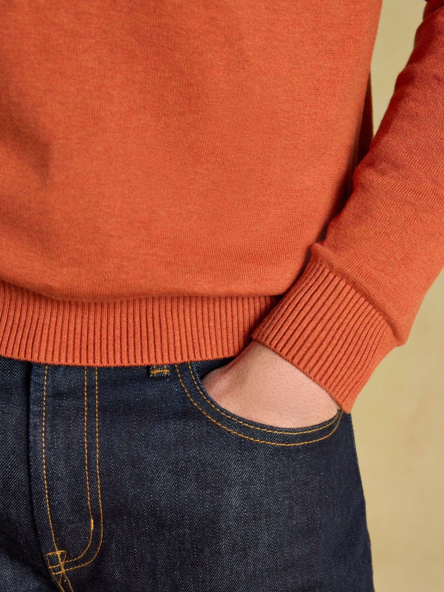 Joules Hillside Men’s Crew Neck Cotton Jumper Joules Knitwear