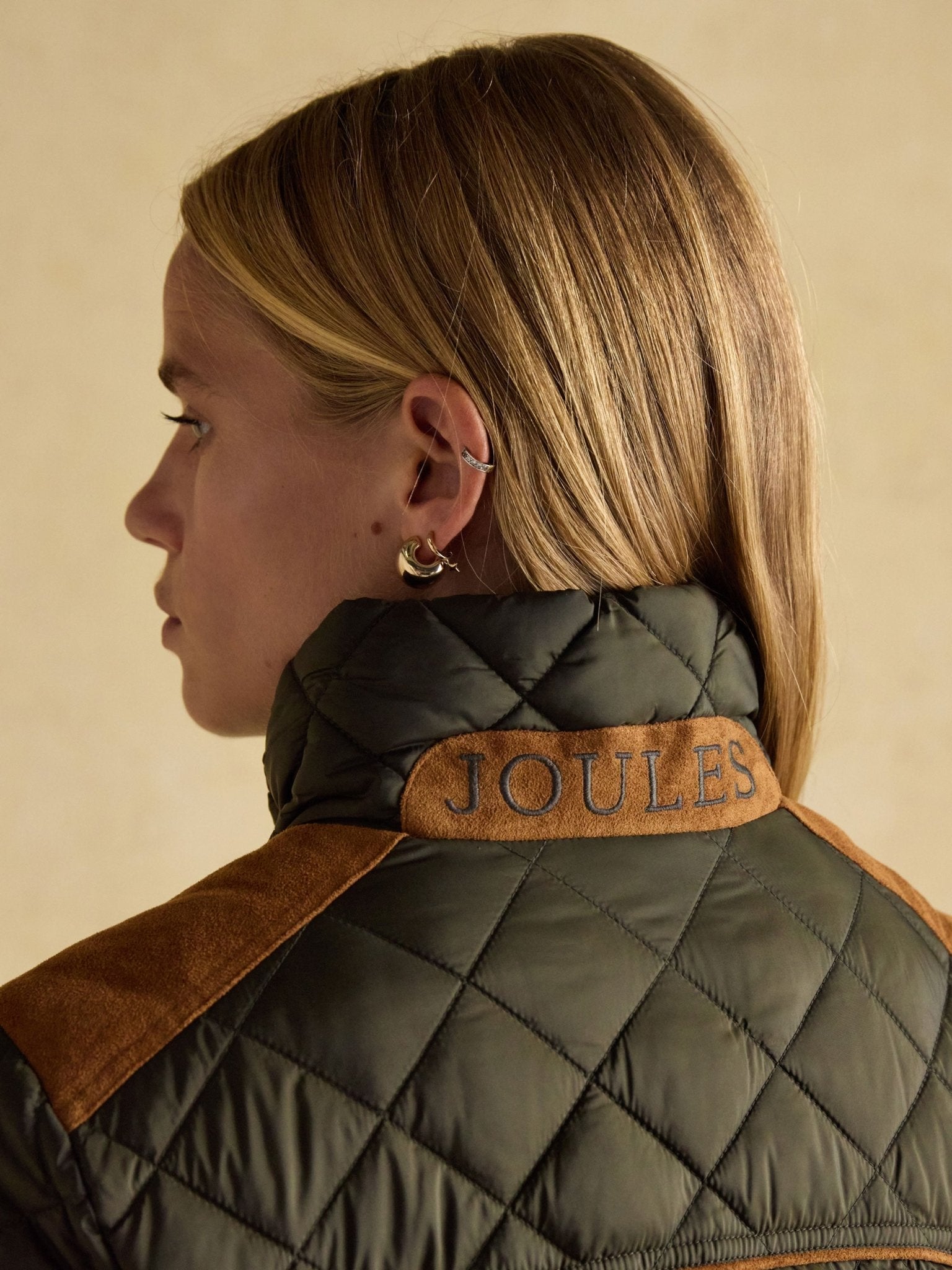 Joules - Joules Braemar Luxe Showerproof Quilted Ladies Jacket / Coat