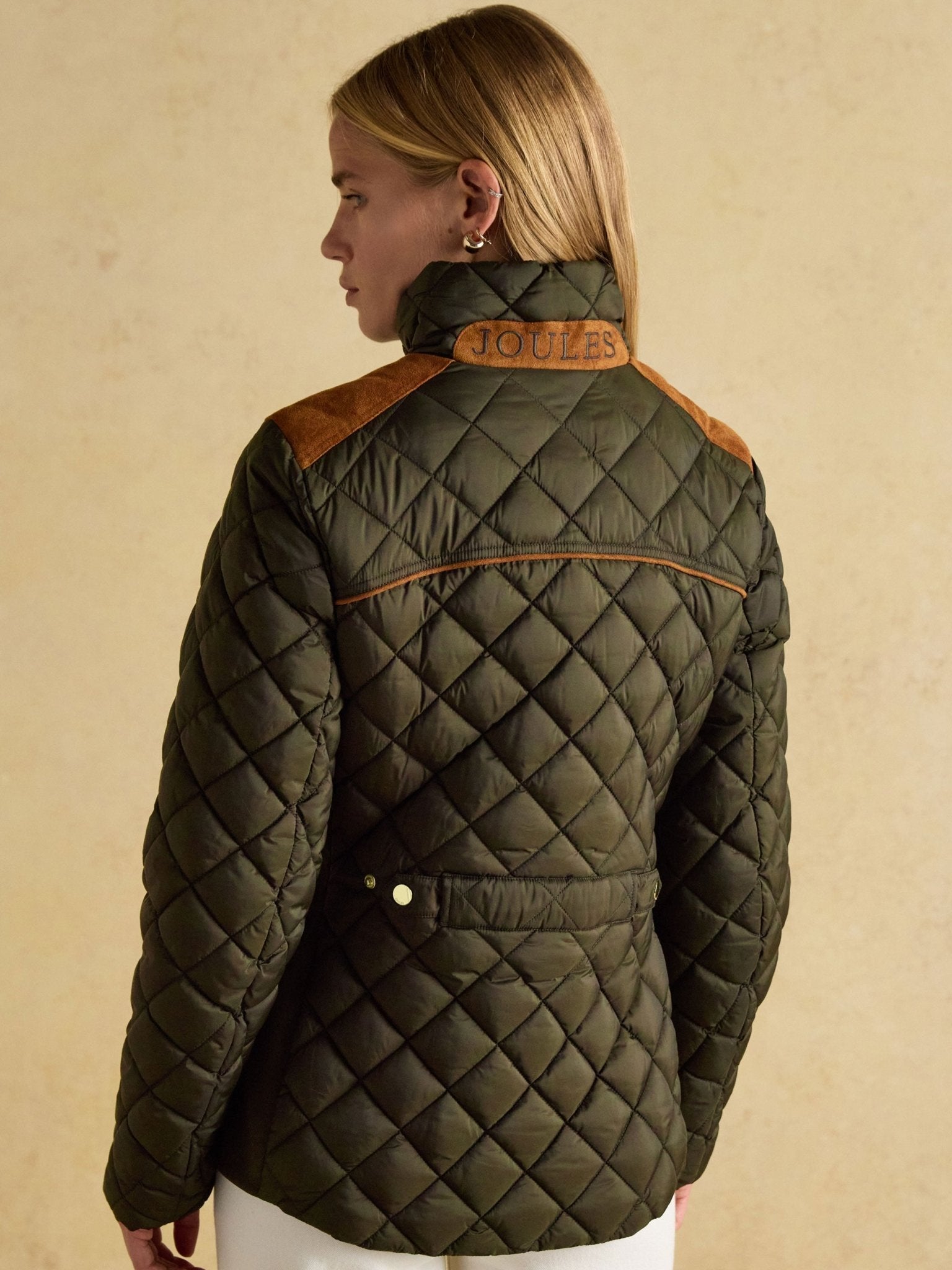 Joules - Joules Braemar Luxe Showerproof Quilted Ladies Jacket / Coat