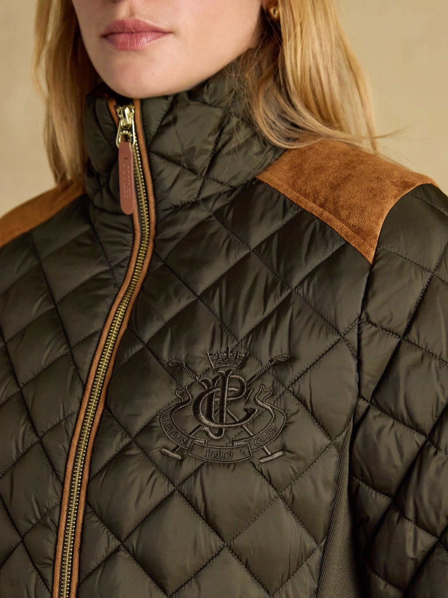 Joules - Joules Braemar Luxe Showerproof Quilted Ladies Jacket / Coat