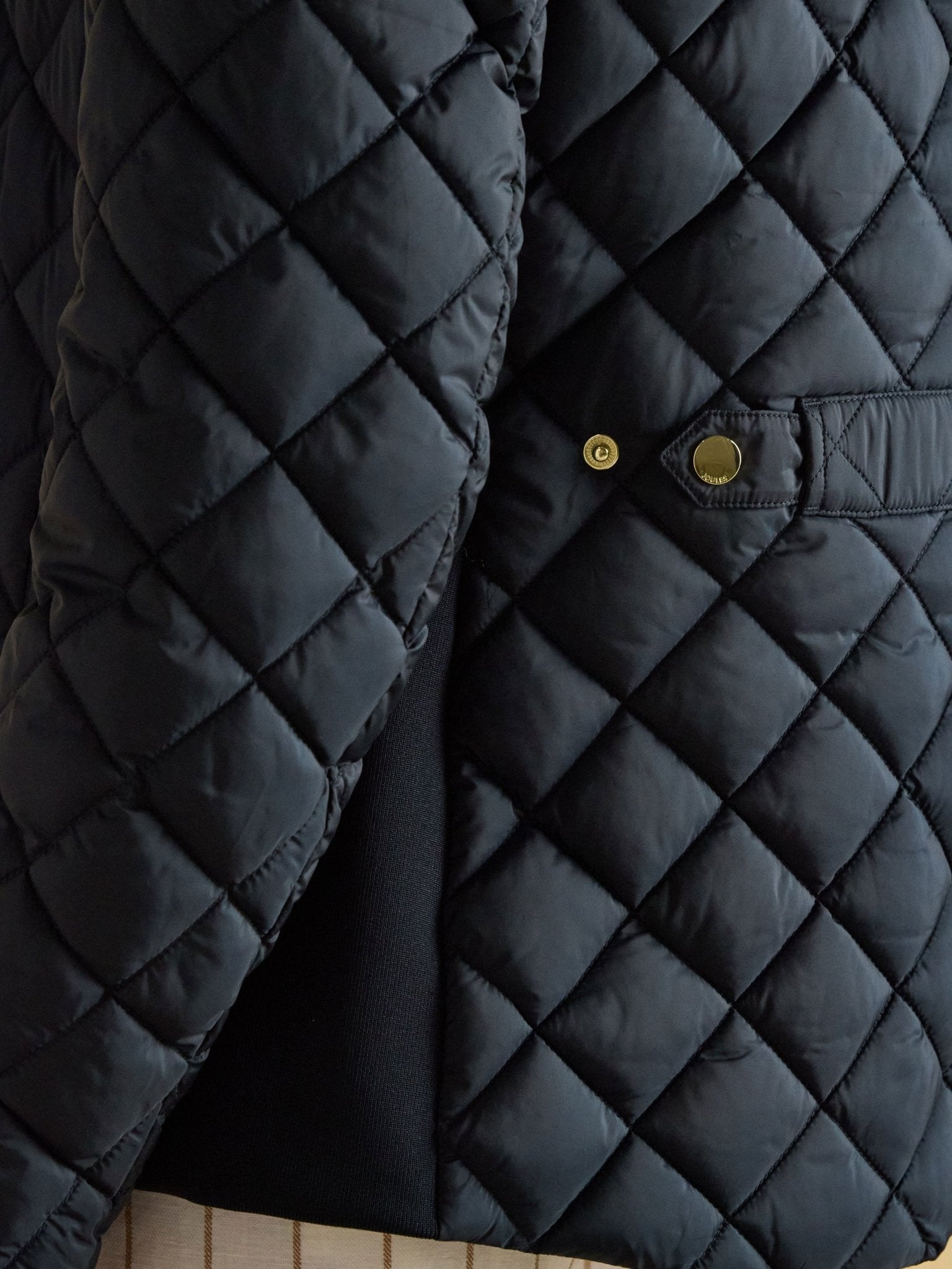 Joules - Joules Braemar Luxe Showerproof Quilted Ladies Jacket / Coat