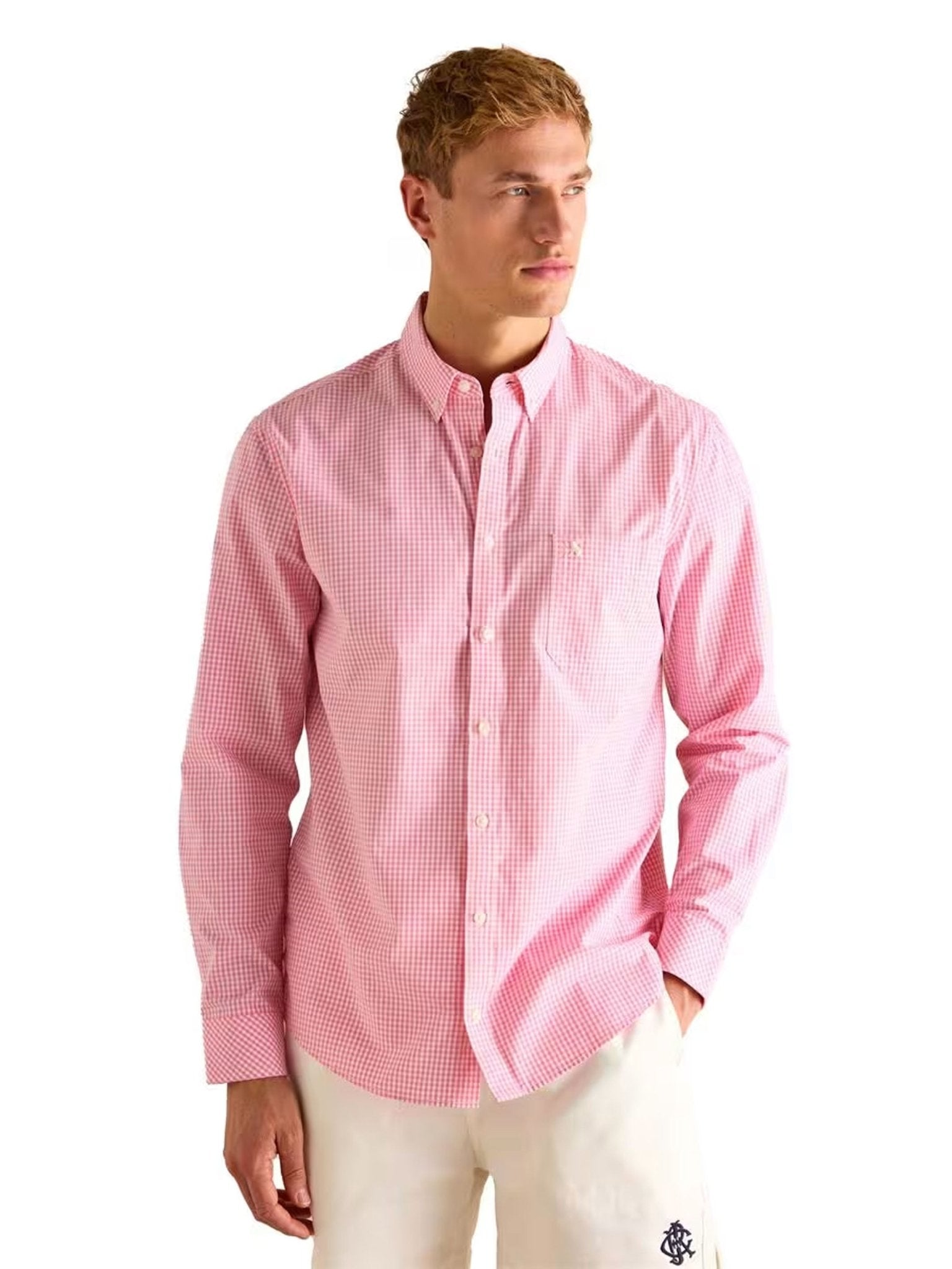 Joules - Joules Abbott Long sleeve Mens Shirt / Mens Check Cotton shirt