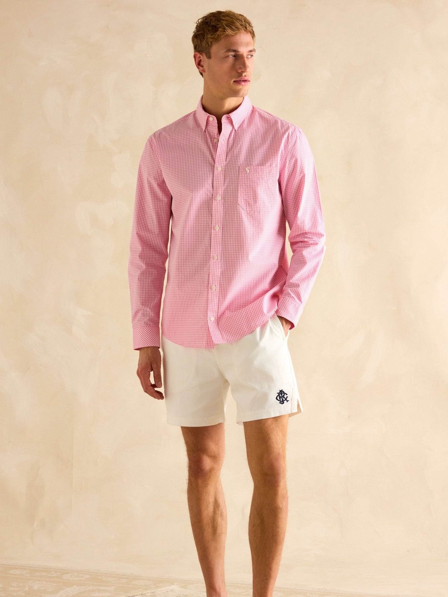 Joules - Joules Abbott Long sleeve Mens Shirt / Mens Check Cotton shirt