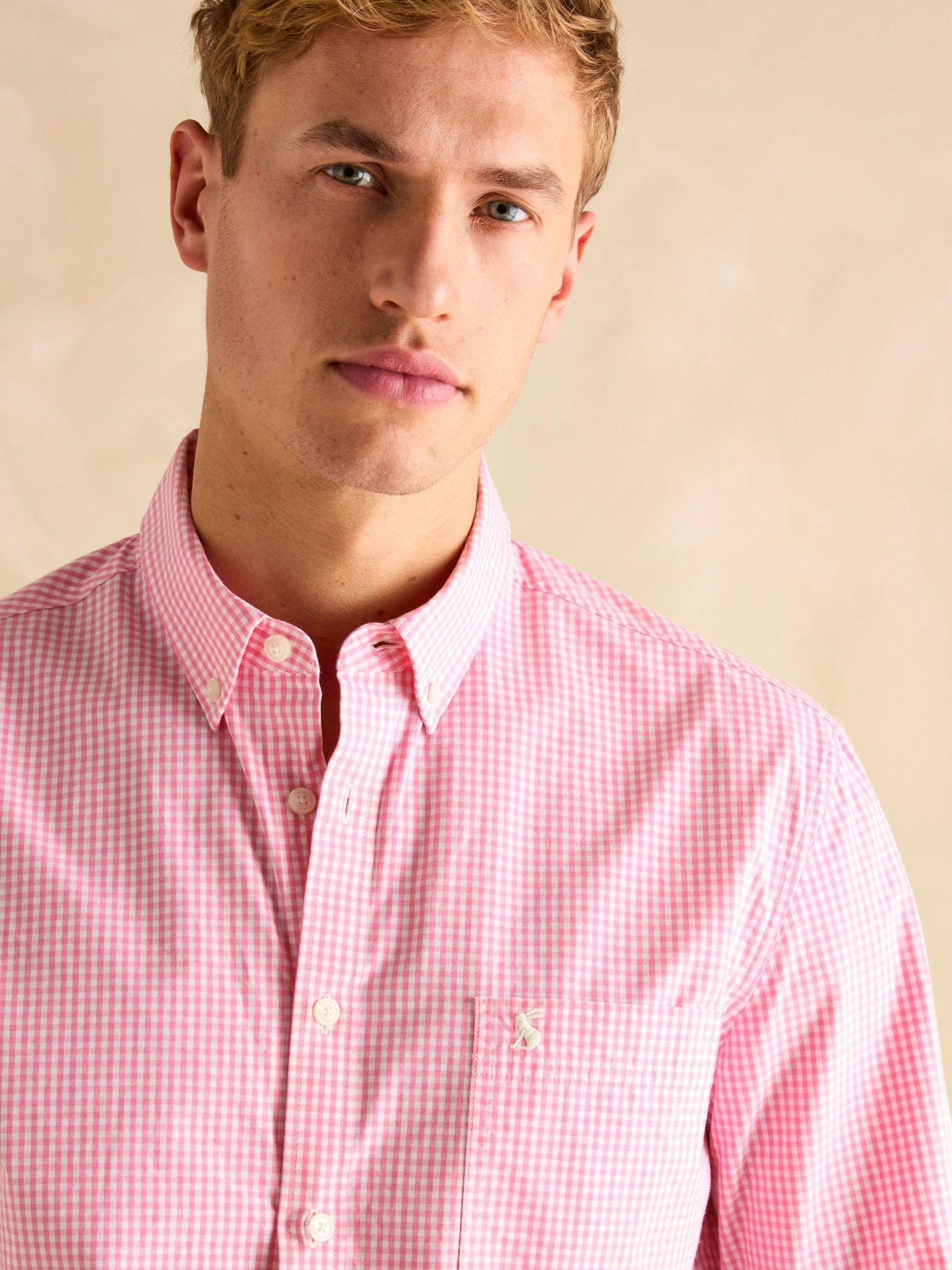 Joules - Joules Abbott Long sleeve Mens Shirt / Mens Check Cotton shirt