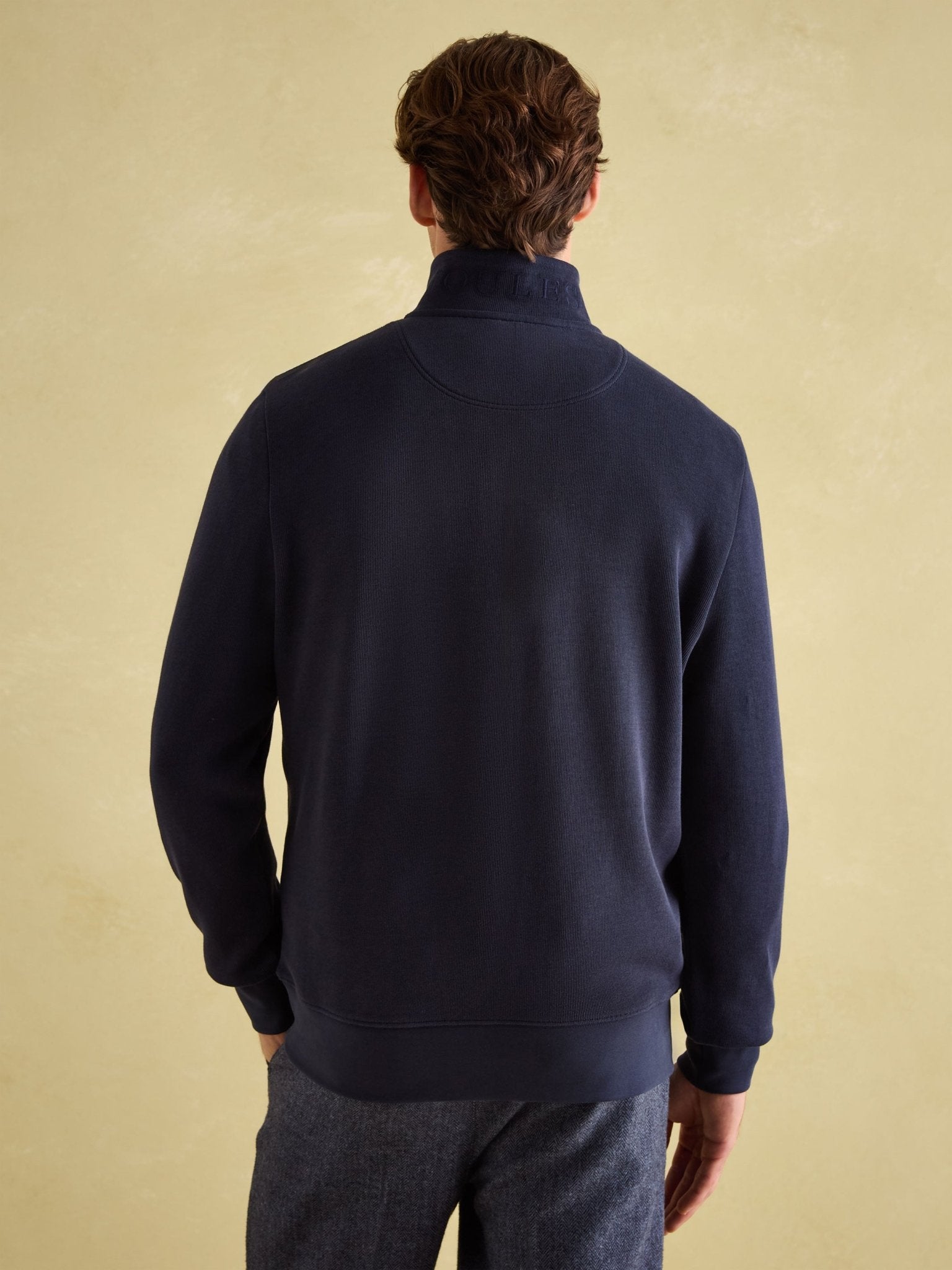 Joules - Alistair 1/4 Zip Mens Sweatshirt - 1/4 Zip / Pullover - 100% Cotton Joules Knitwear