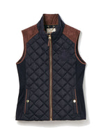 Joules - Joules Braemar Luxe Showerproof Quilted Ladies Gilet, womens waistcoat / Bodywarmer